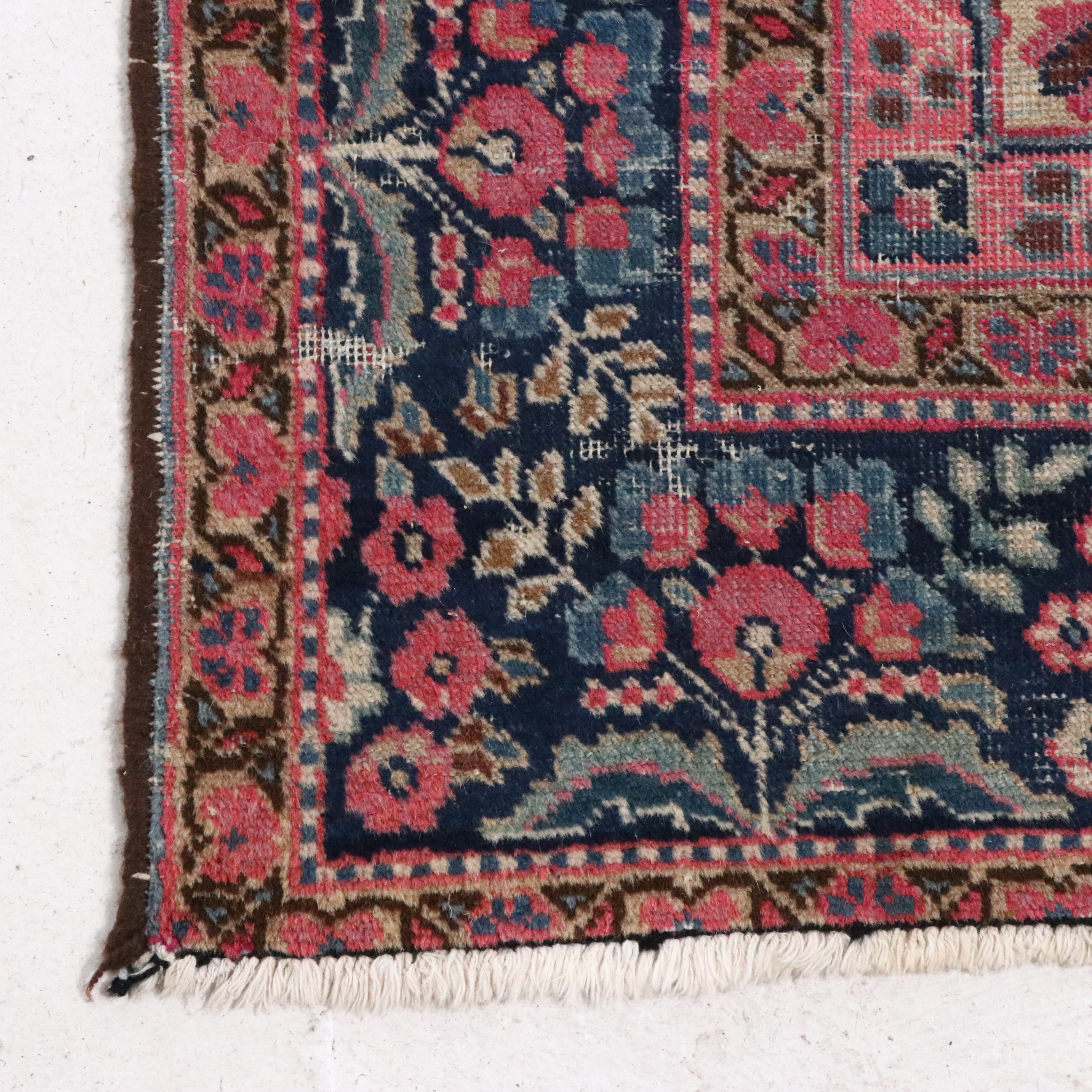 4'7 x 6'2 Hand-Knotted Persian Hamadan Area Rug
