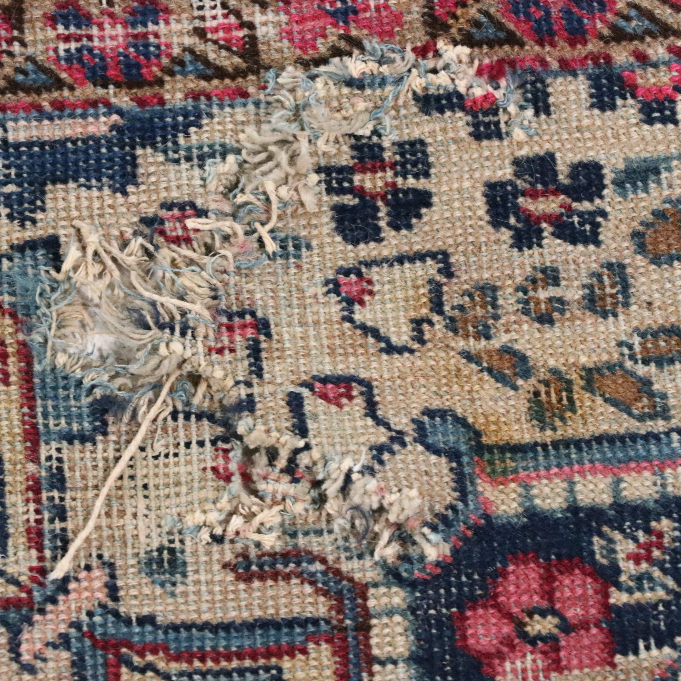 4'7 x 6'2 Hand-Knotted Persian Hamadan Area Rug