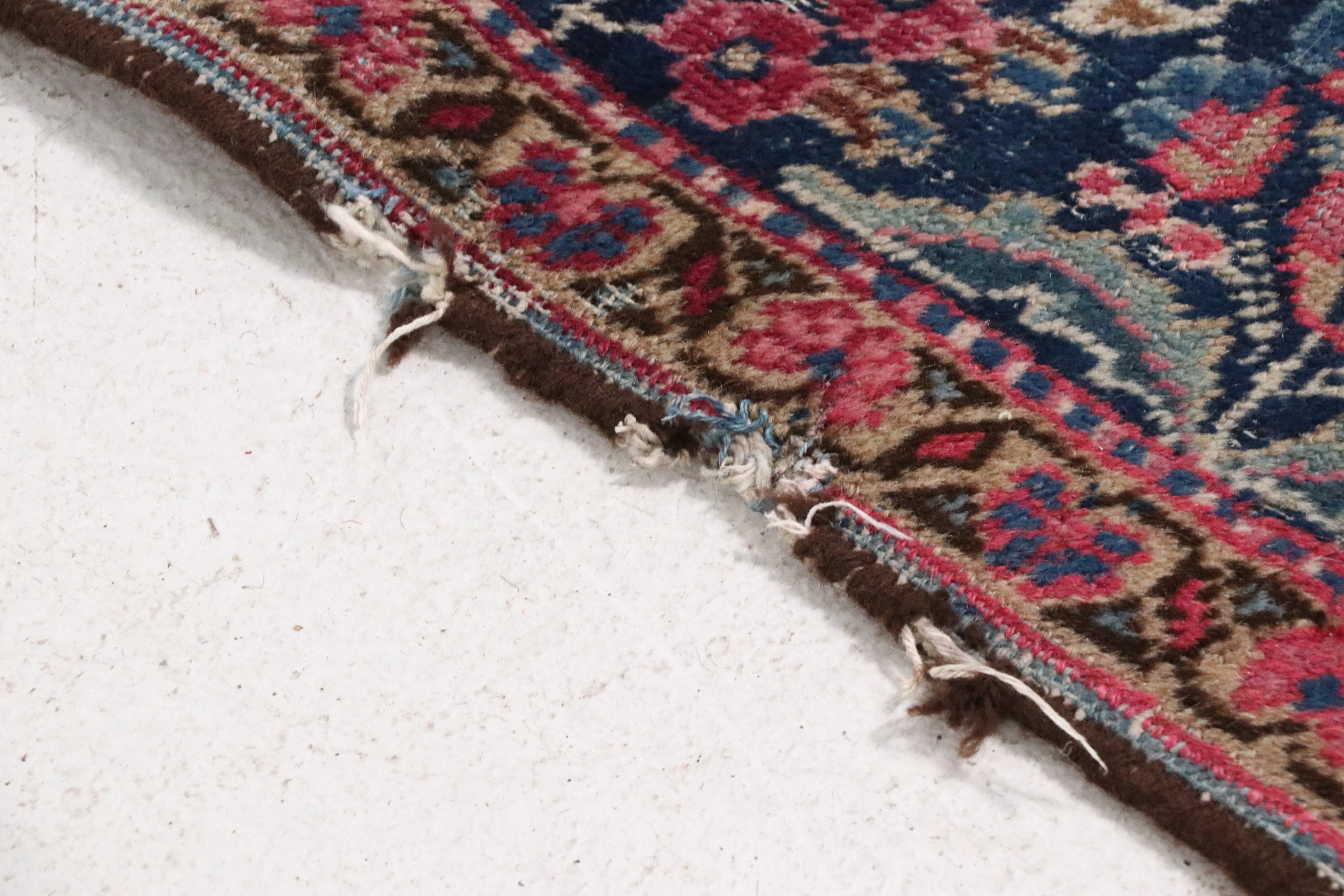 4'7 x 6'2 Hand-Knotted Persian Hamadan Area Rug