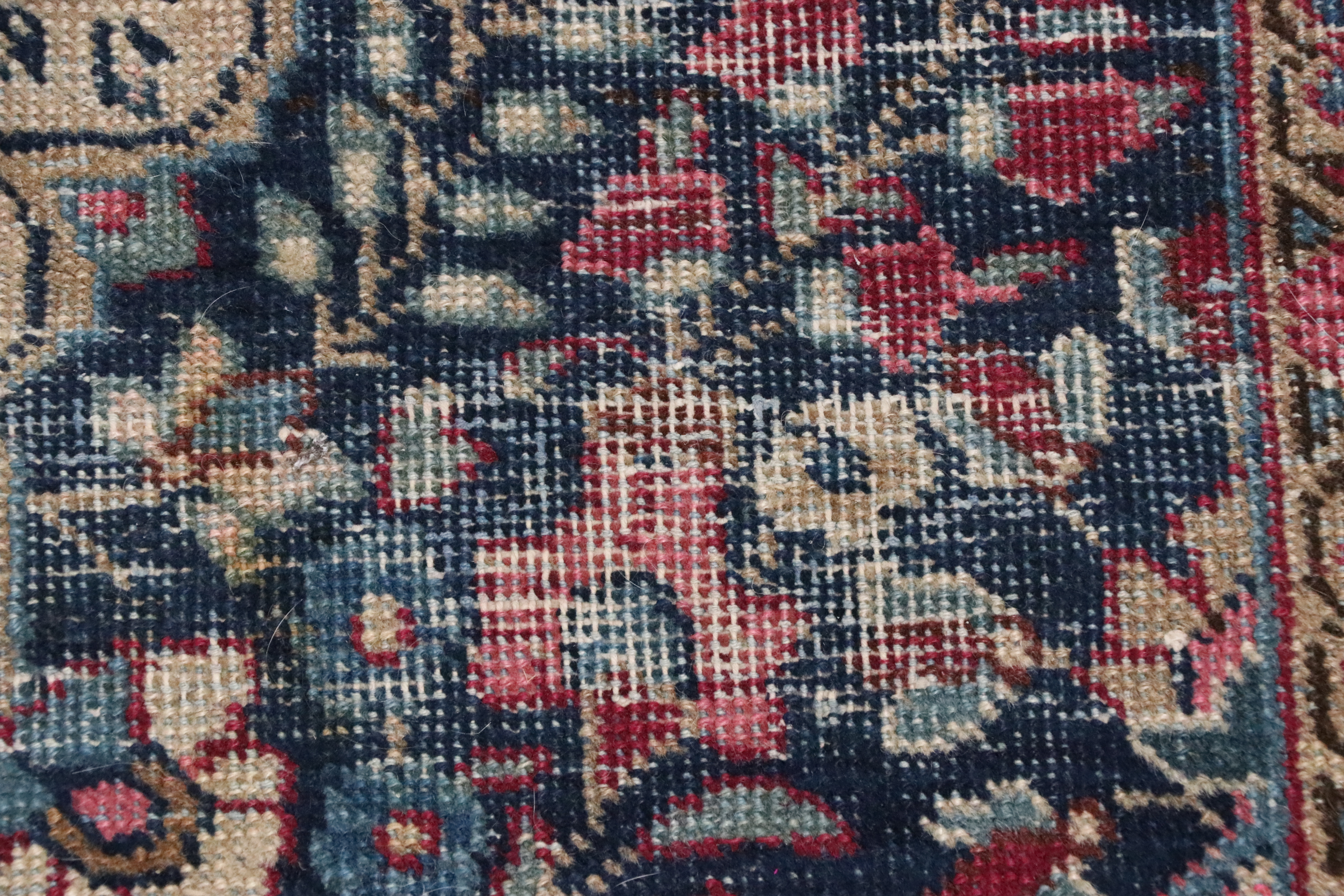 4'7 x 6'2 Hand-Knotted Persian Hamadan Area Rug