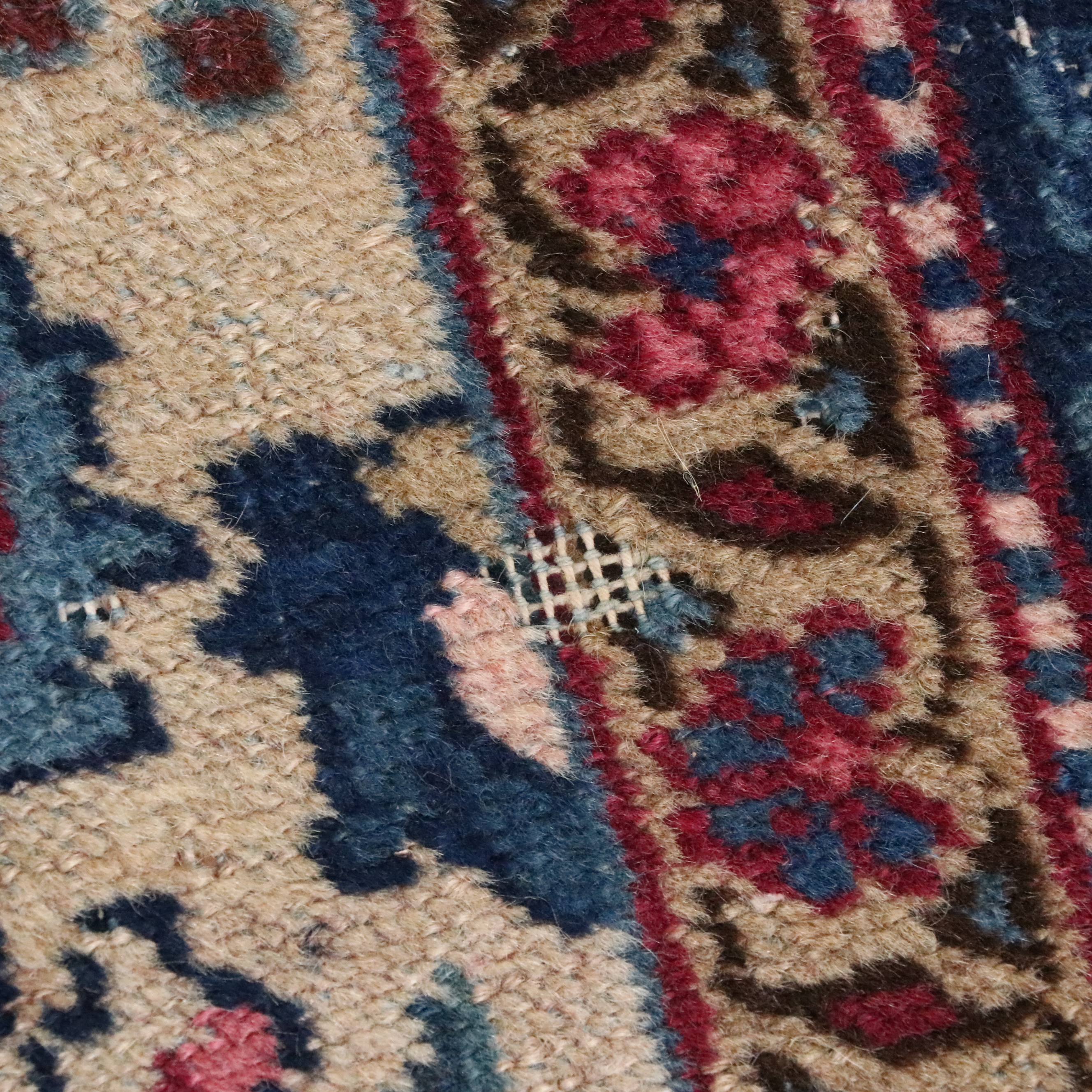 4'7 x 6'2 Hand-Knotted Persian Hamadan Area Rug