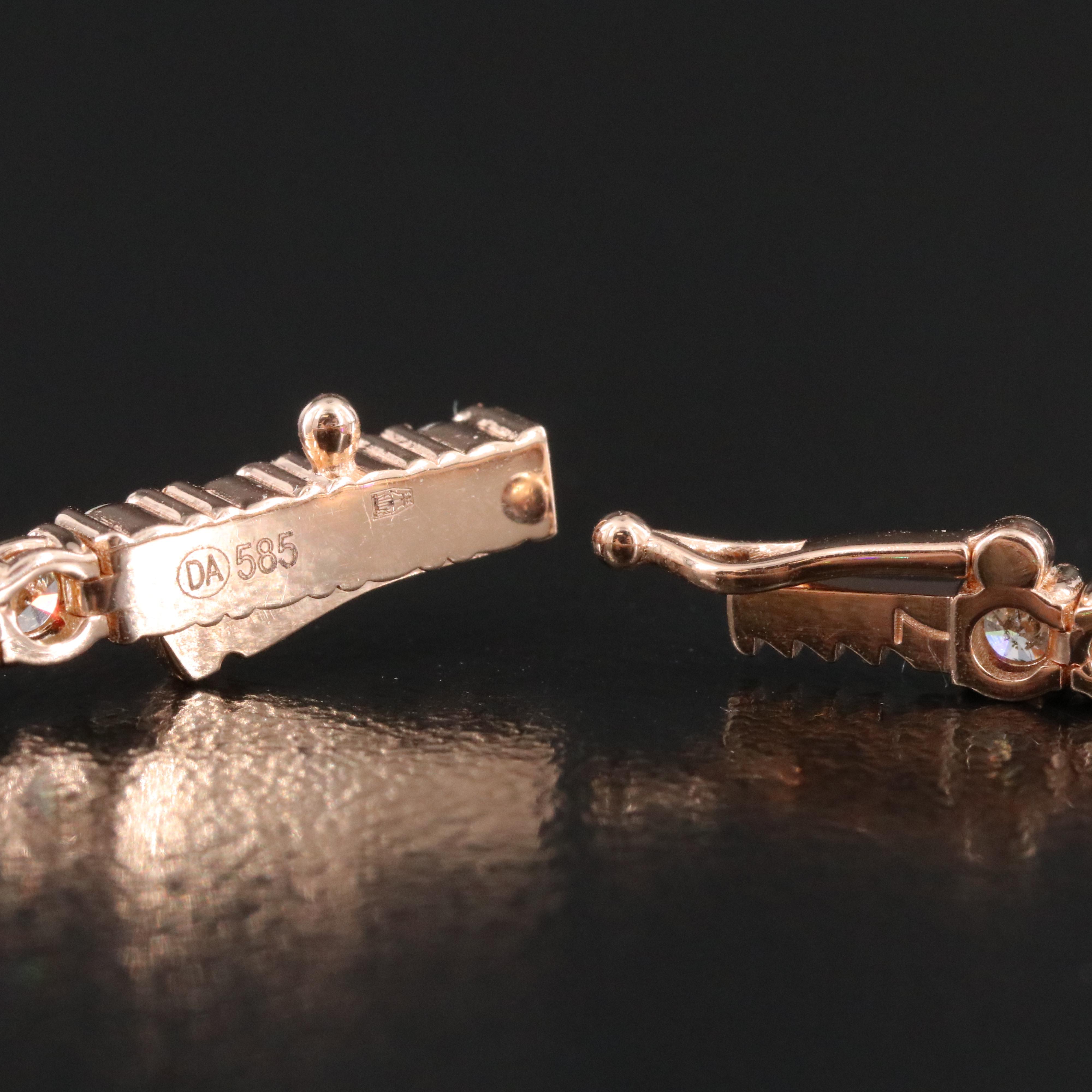 14K Rose Gold 4.82 CTW Diamond Bracelet with IGI Jewelry Report