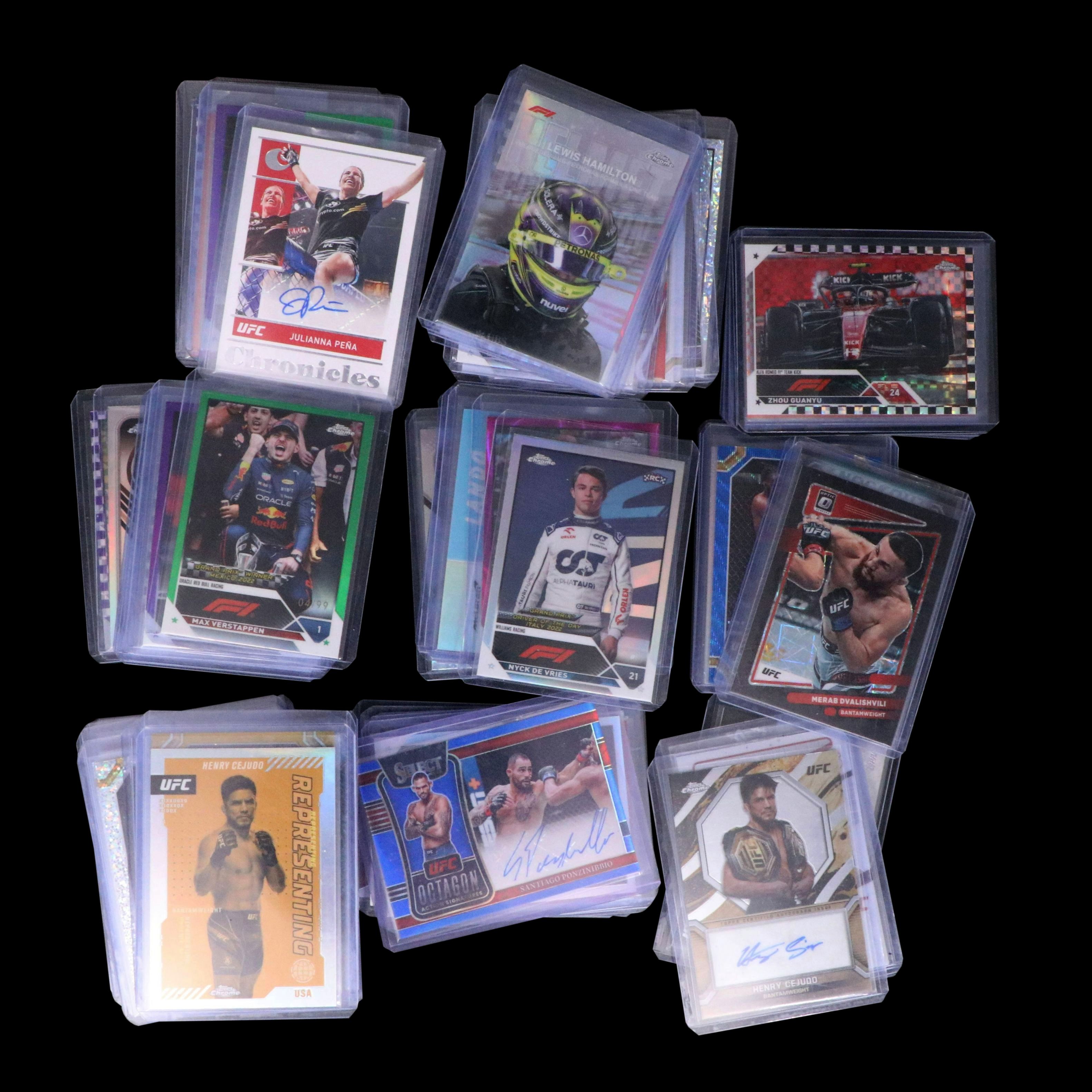 Formula 1 and UFC Trading Cards Featuring Signed and More, 2020s
