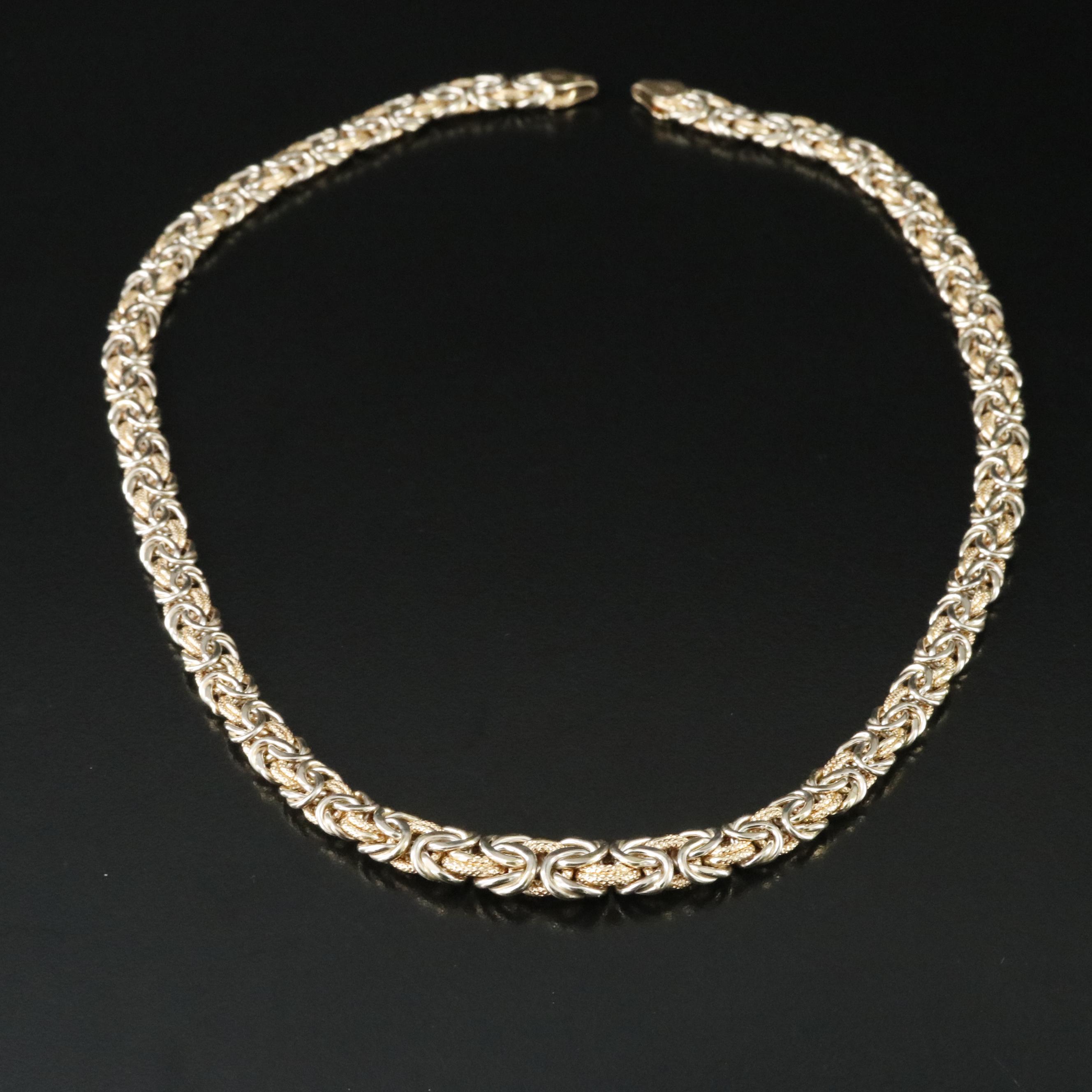 Repair Lot Italian 14K Byzantine Chain Necklace