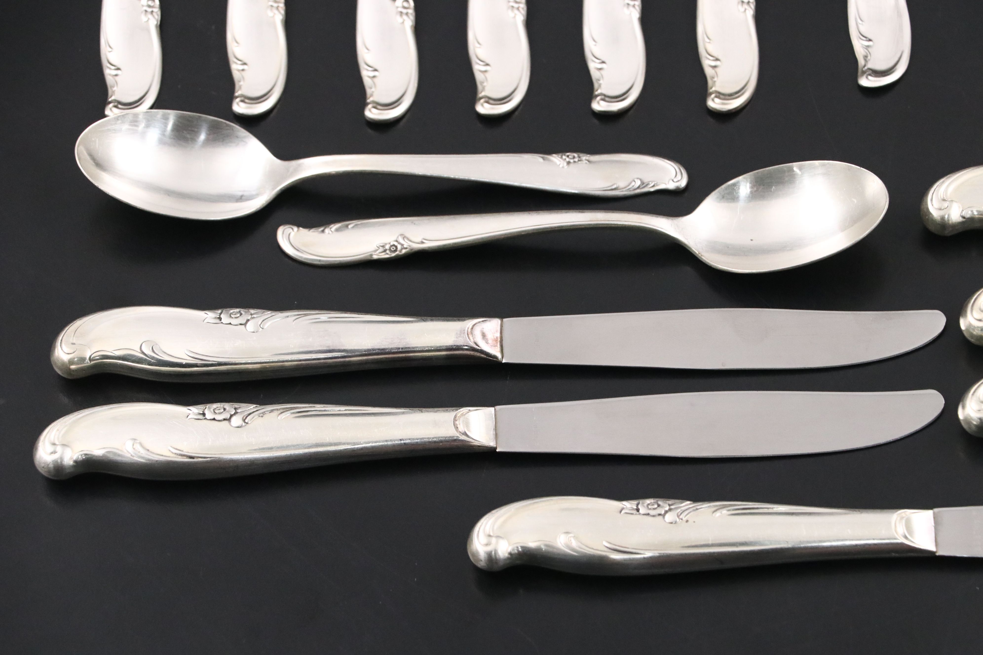 Wm. Rogers "Allure-Teatime" Silver Plate Flatware