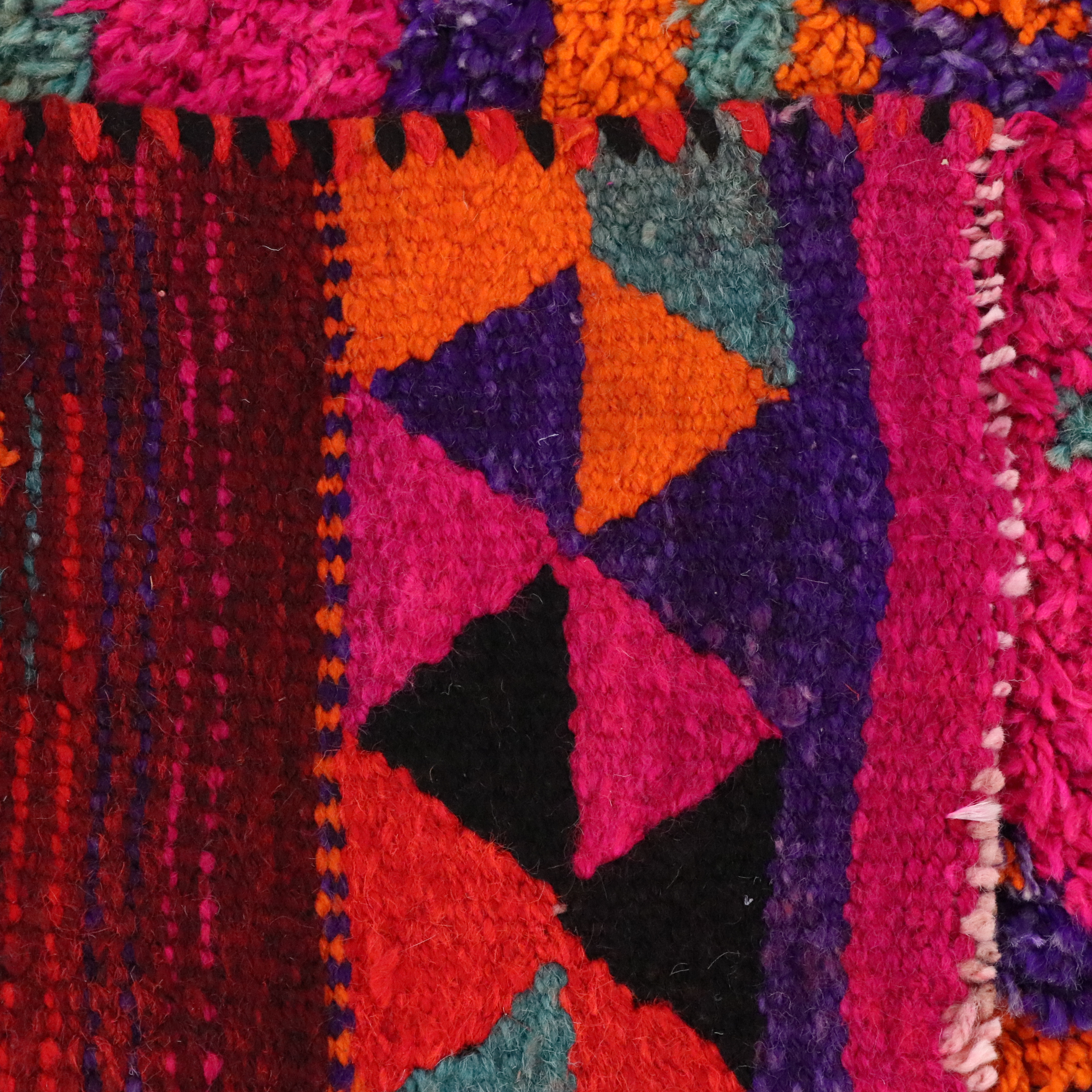 3'5 x 10'7 Hand-Knotted Moroccan Berber Long Rug