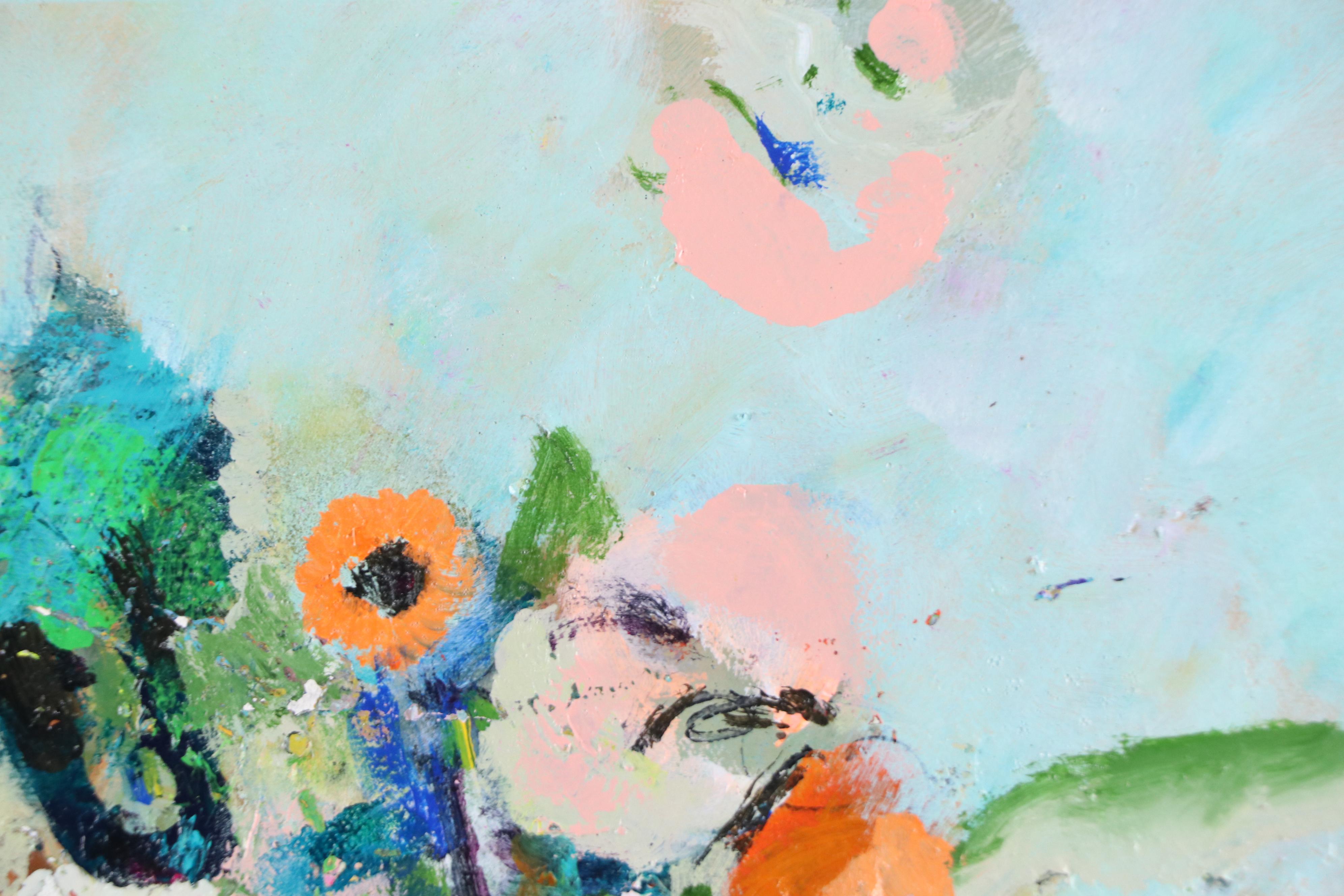 Mark Whitmarsh Floral Still Life Acrylic Painting "Flower Symphony #2," 2025