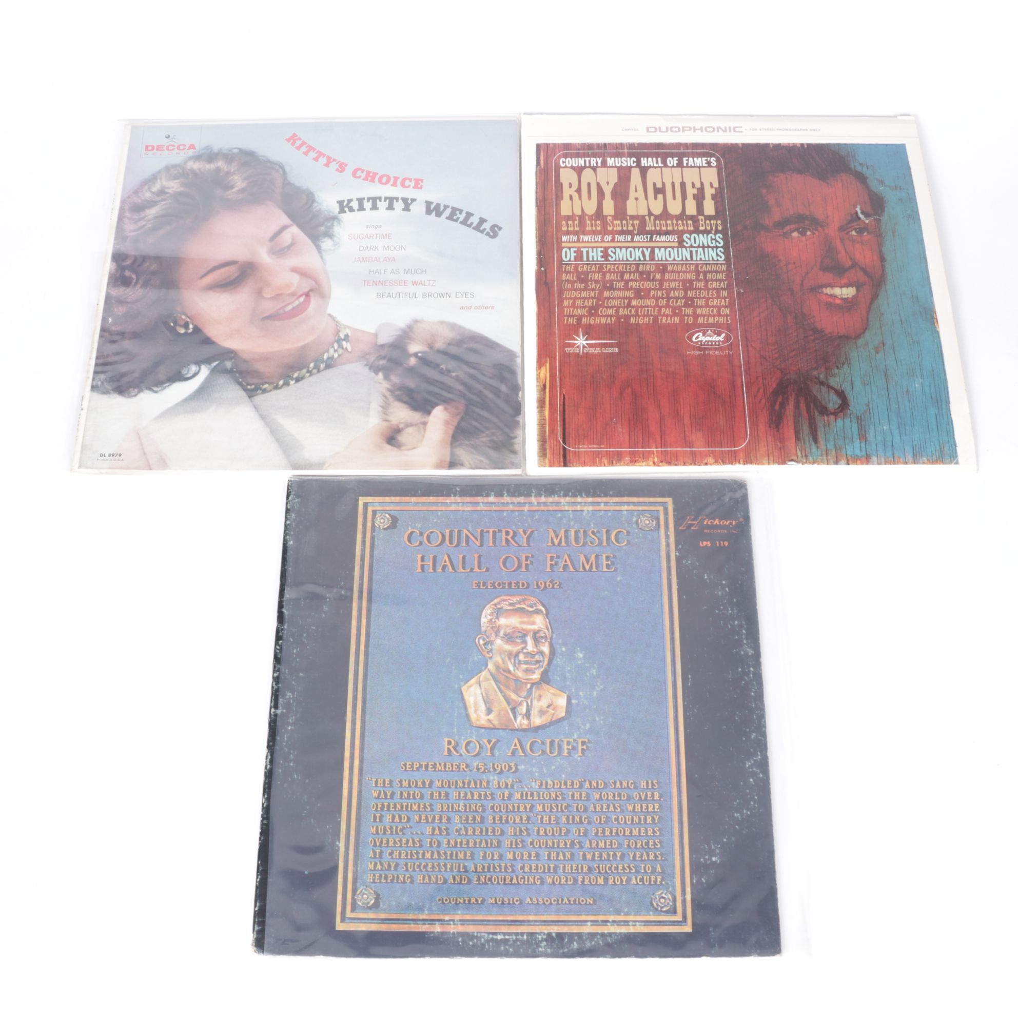 Hank Williams, Loretta Lynn, Johnny Cash and More Vinyl Record Albums