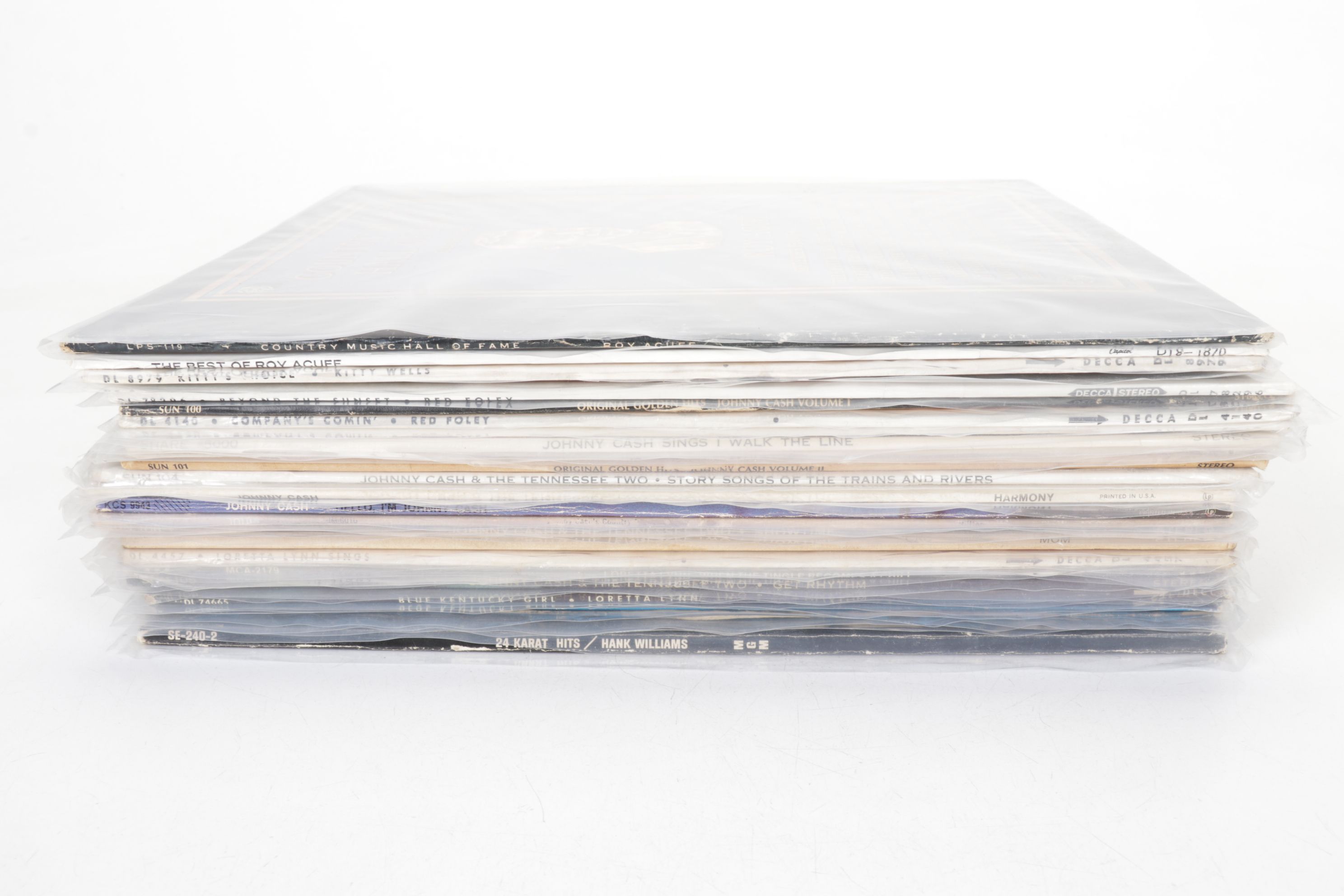 Hank Williams, Loretta Lynn, Johnny Cash and More Vinyl Record Albums