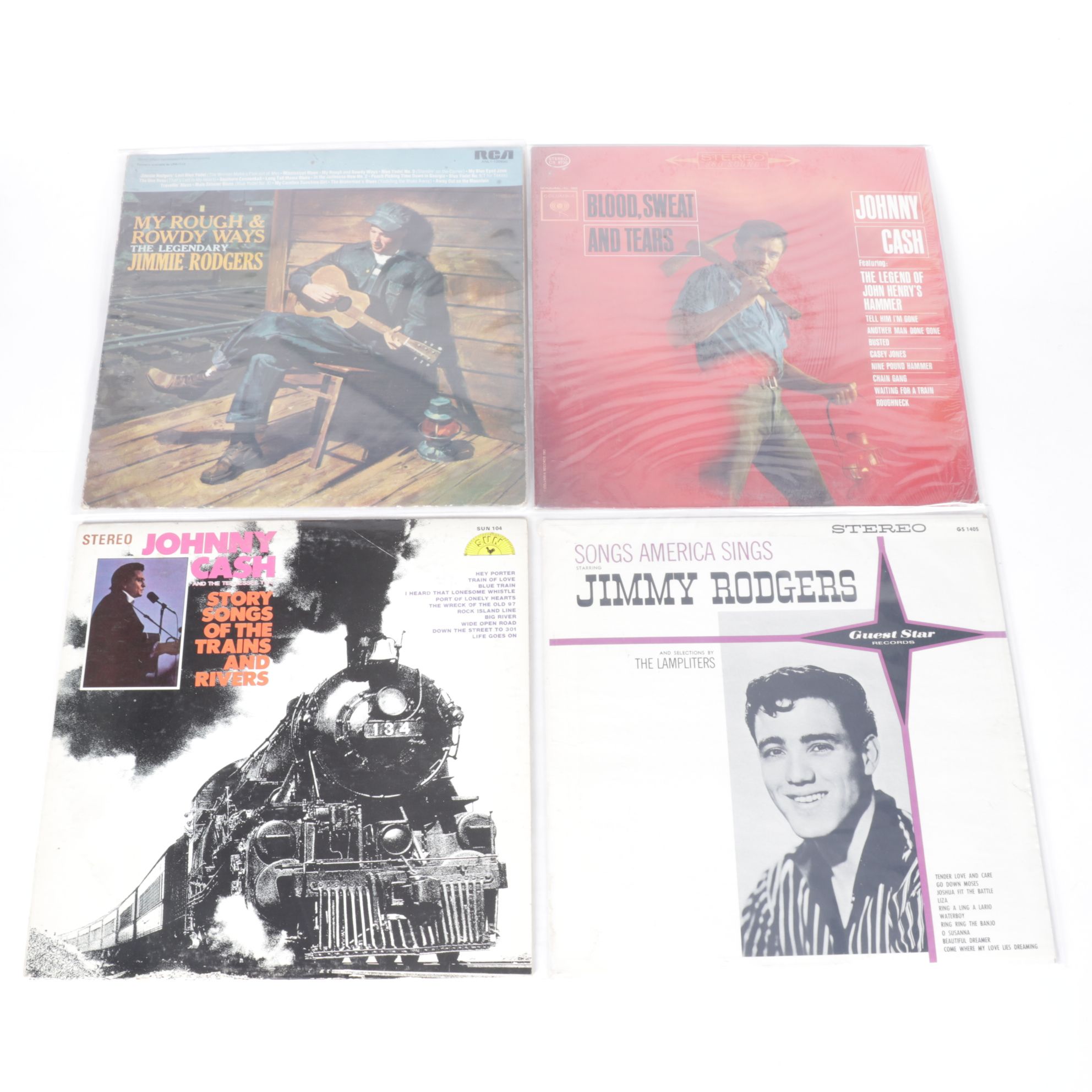 Jimmie Rodgers, Johnny Cash, Sons of the Pioneers and More Country Vinyl Records