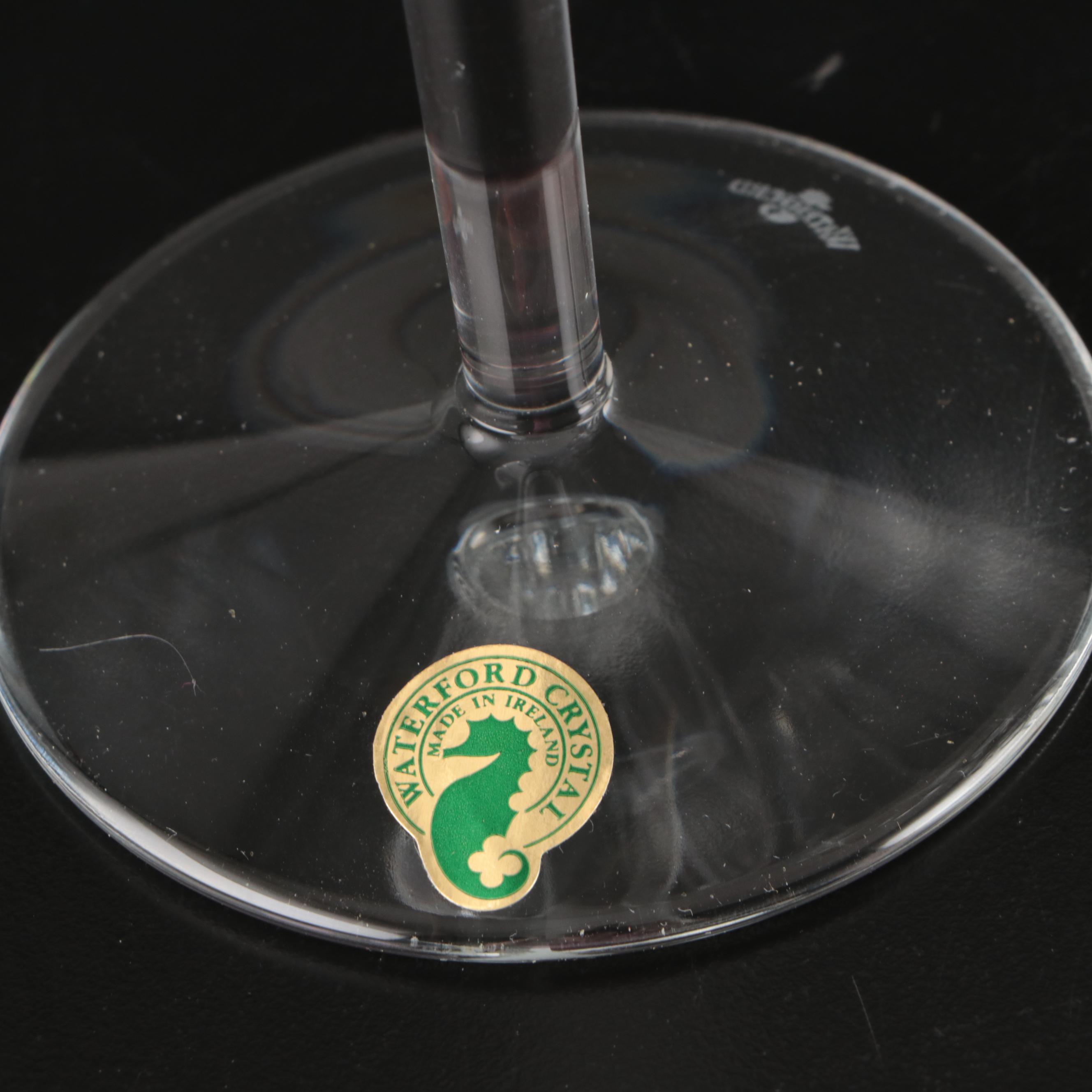 Waterford Crystal "Clannad" Red Wine Glasses