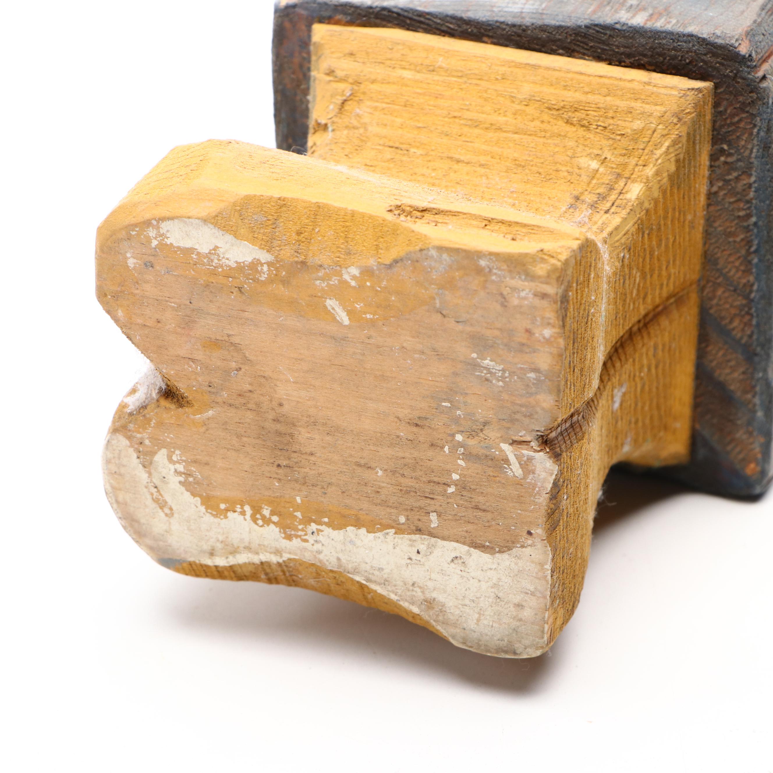 Scandinavian Folk Art Carved Wood Gnome