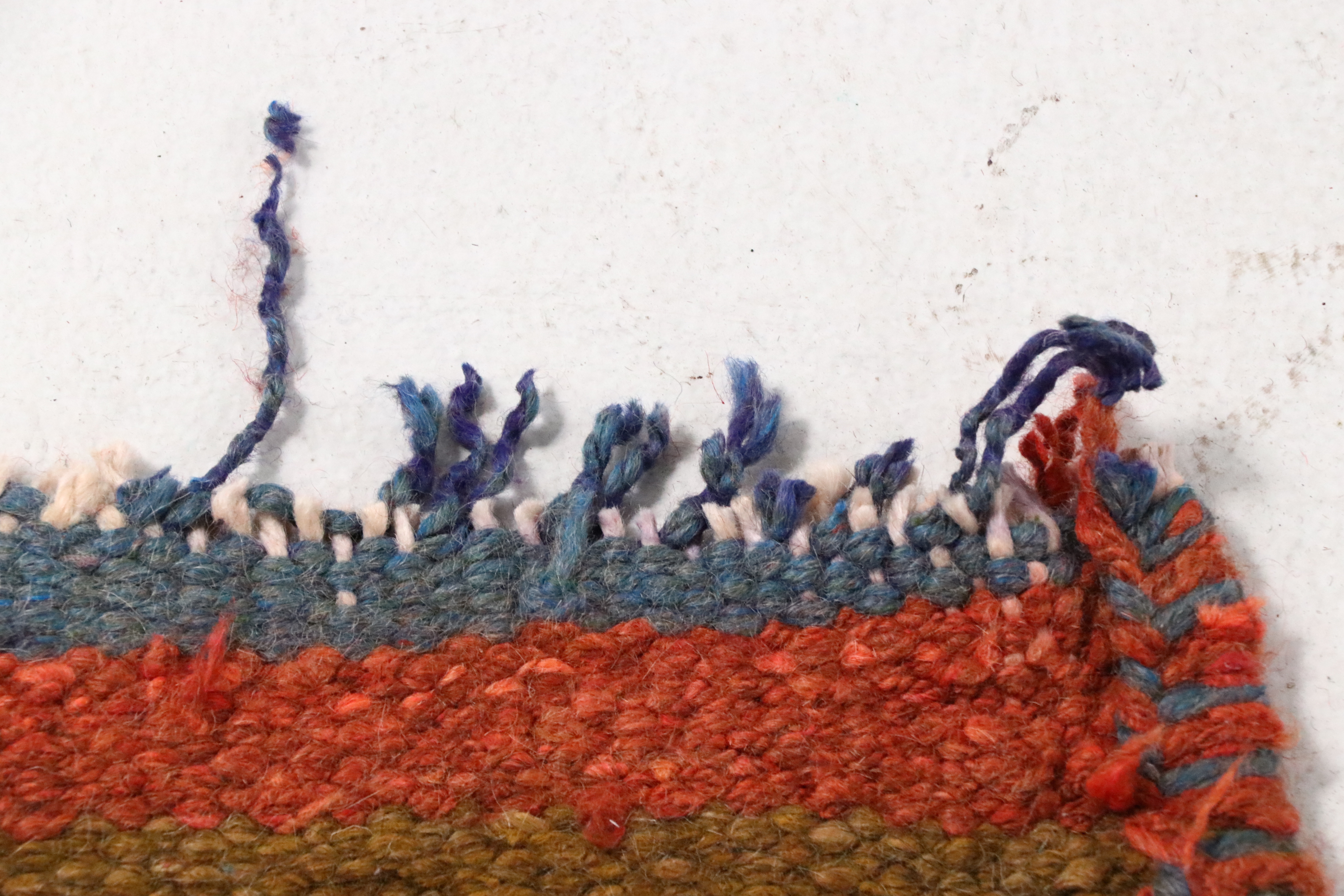 3'4 x 10'3 Hand-Knotted Moroccan Berber Long Rug