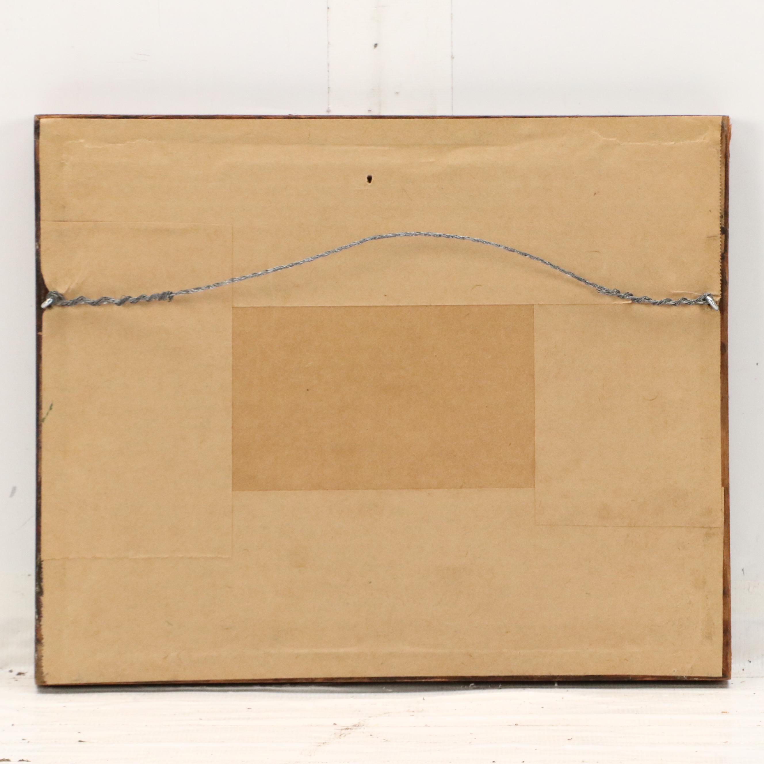 Wallace Nutting Hand-Tinted Platinum Photograph "Decked as a Bride"