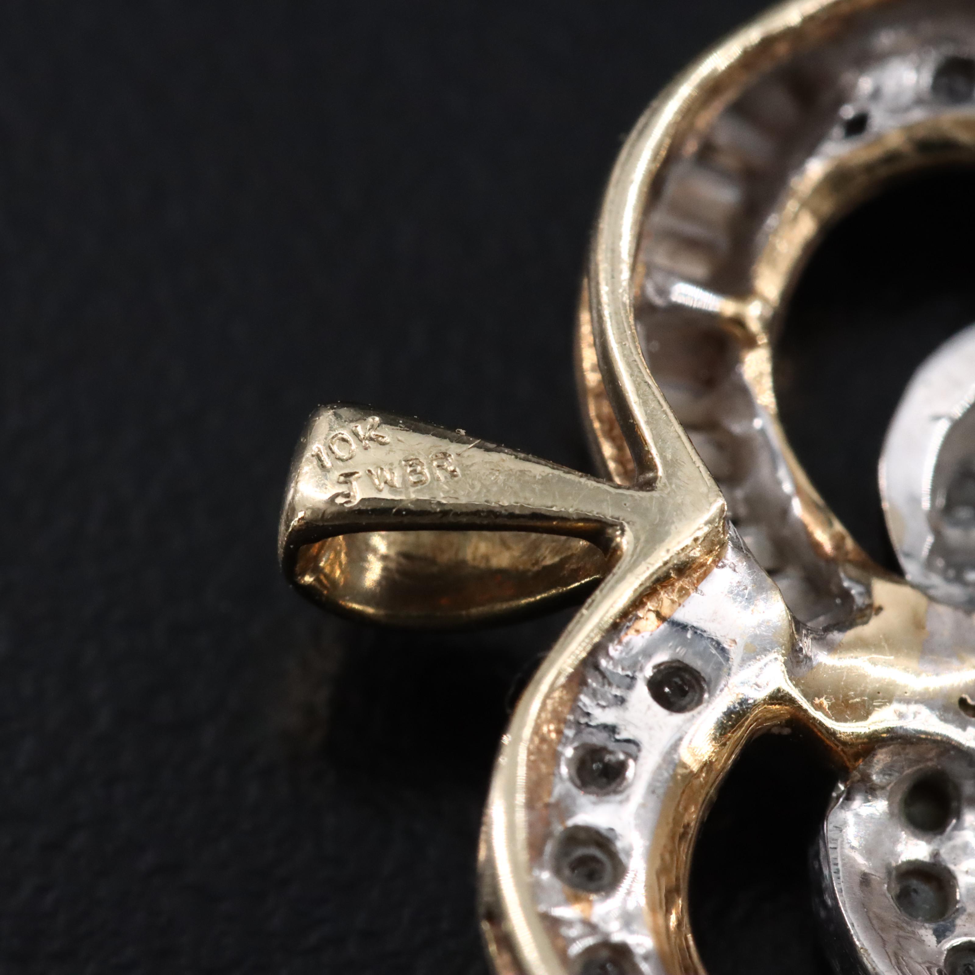 10K 0.95 CTW Diamond Heart Pendant