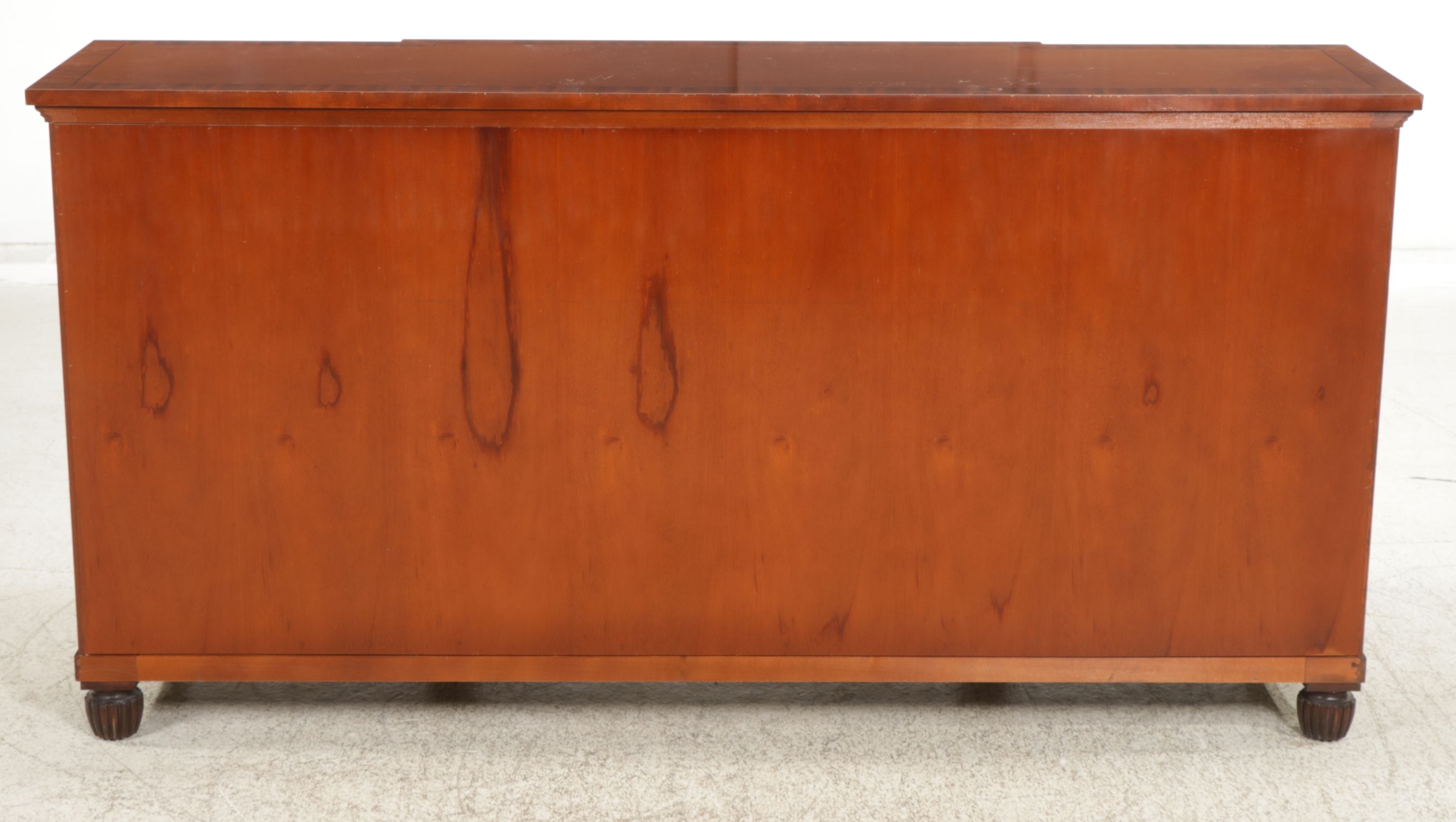 Baker Furniture Empire Style Flame Mahogany Sideboard
