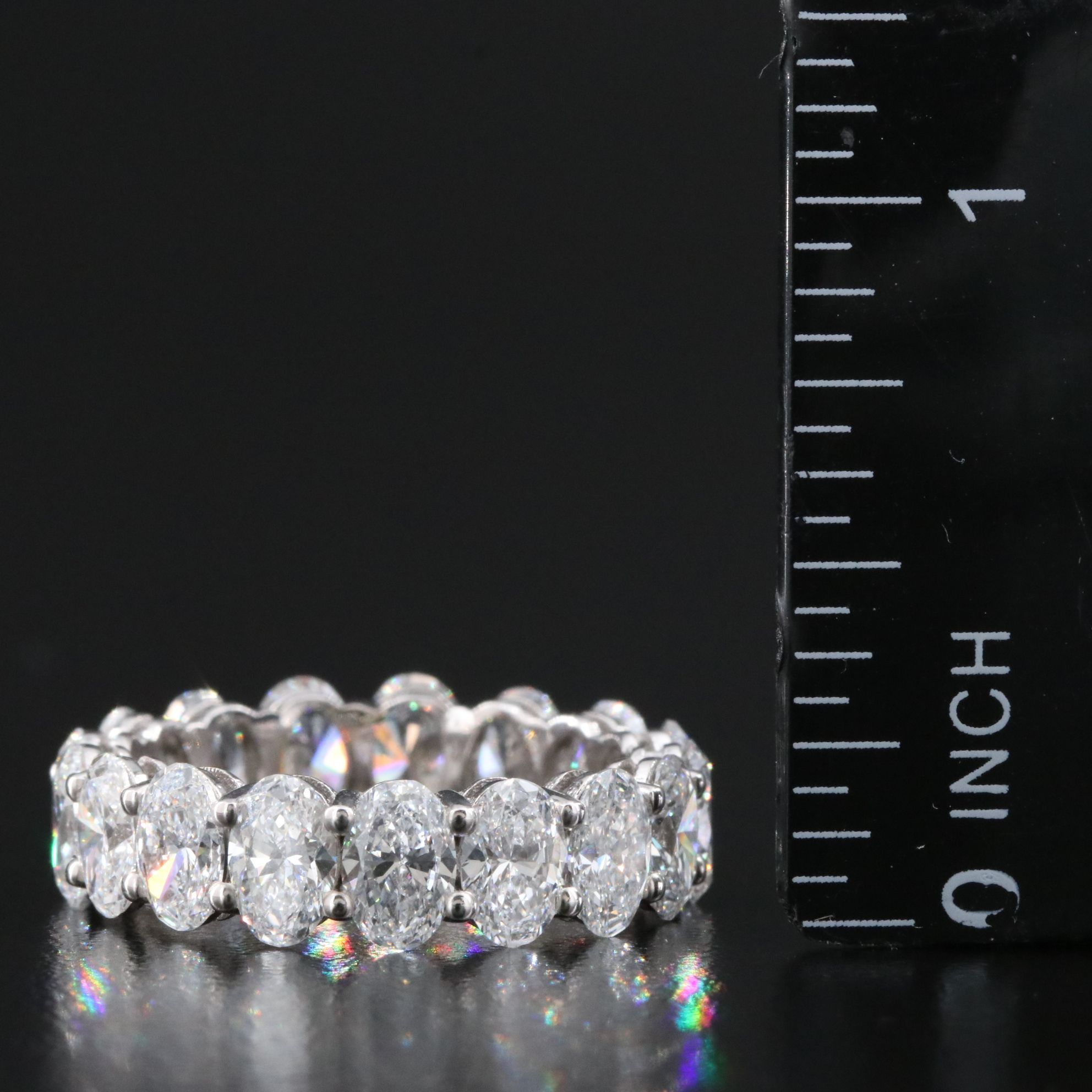 14K 6.55 CTW Lab Grown Diamond Ring with IGI Jewelry Report