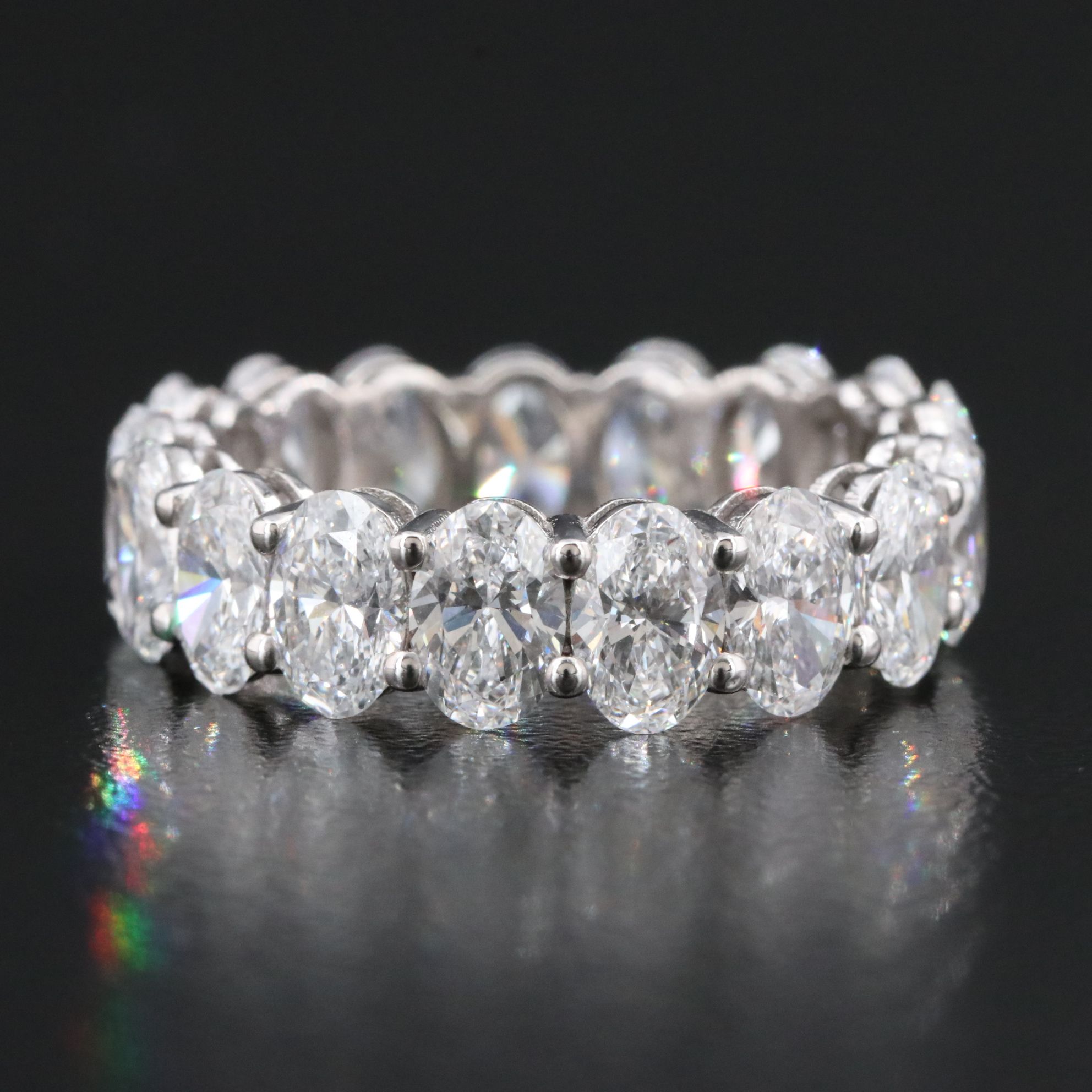 14K 6.55 CTW Lab Grown Diamond Ring with IGI Jewelry Report