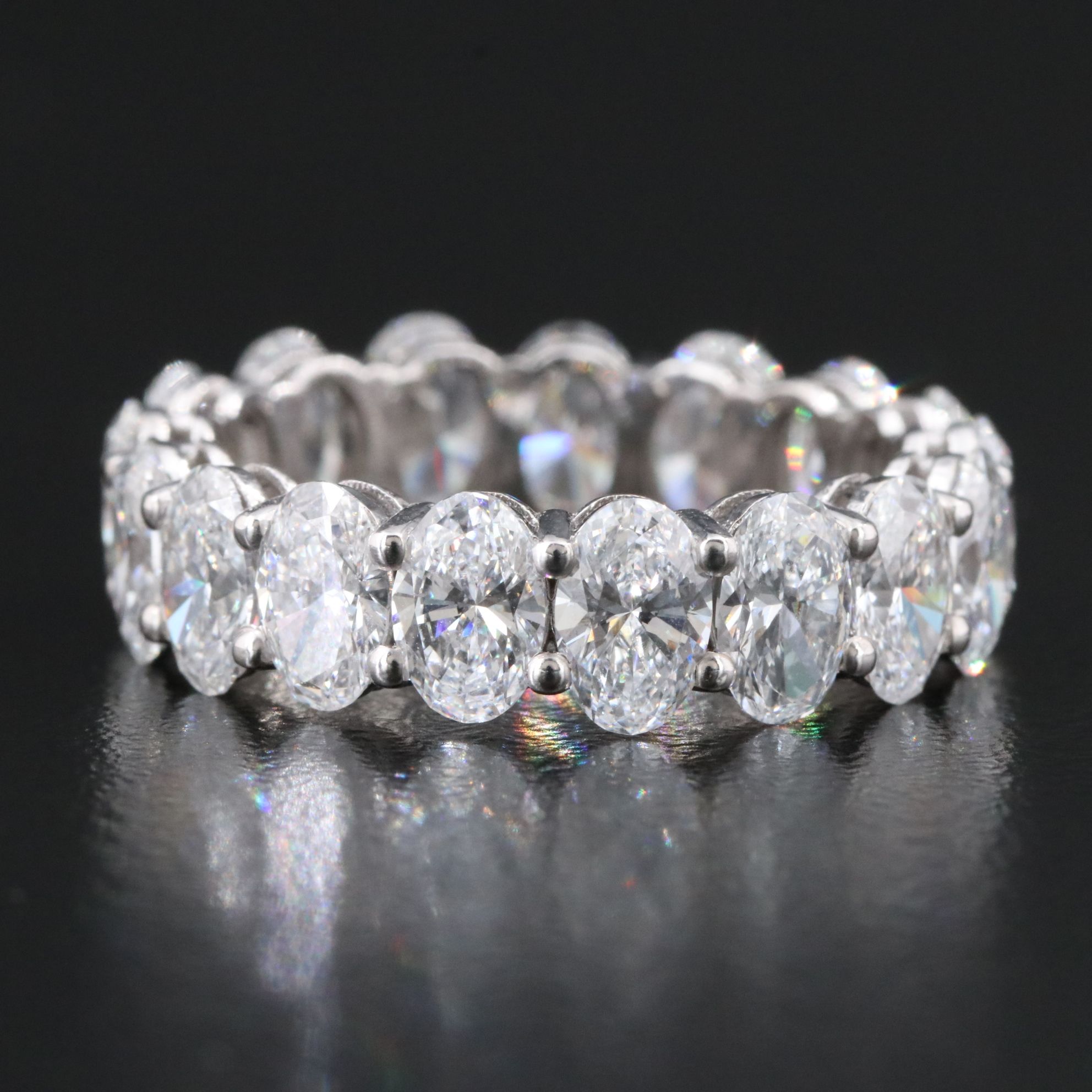 14K 6.55 CTW Lab Grown Diamond Ring with IGI Jewelry Report