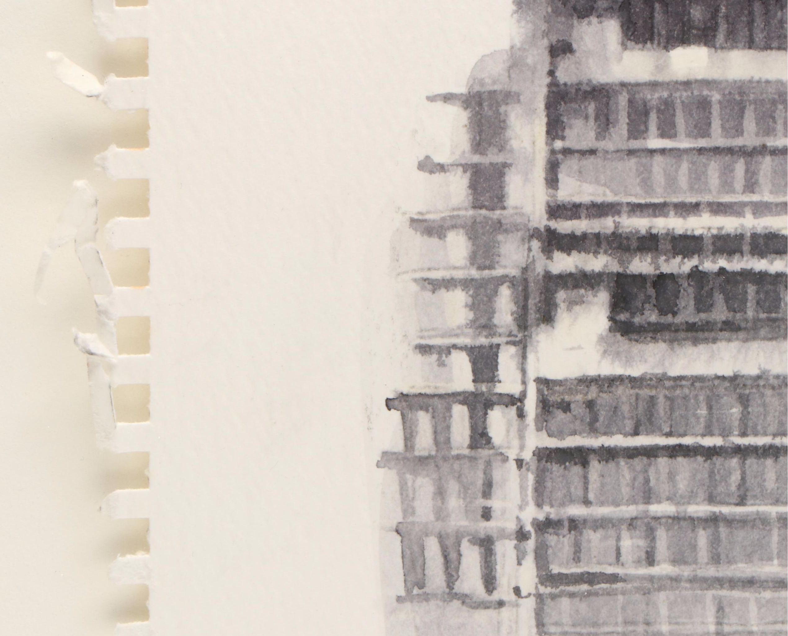 Ramón Serrano Watercolor Paintings #16 and #18, 2005