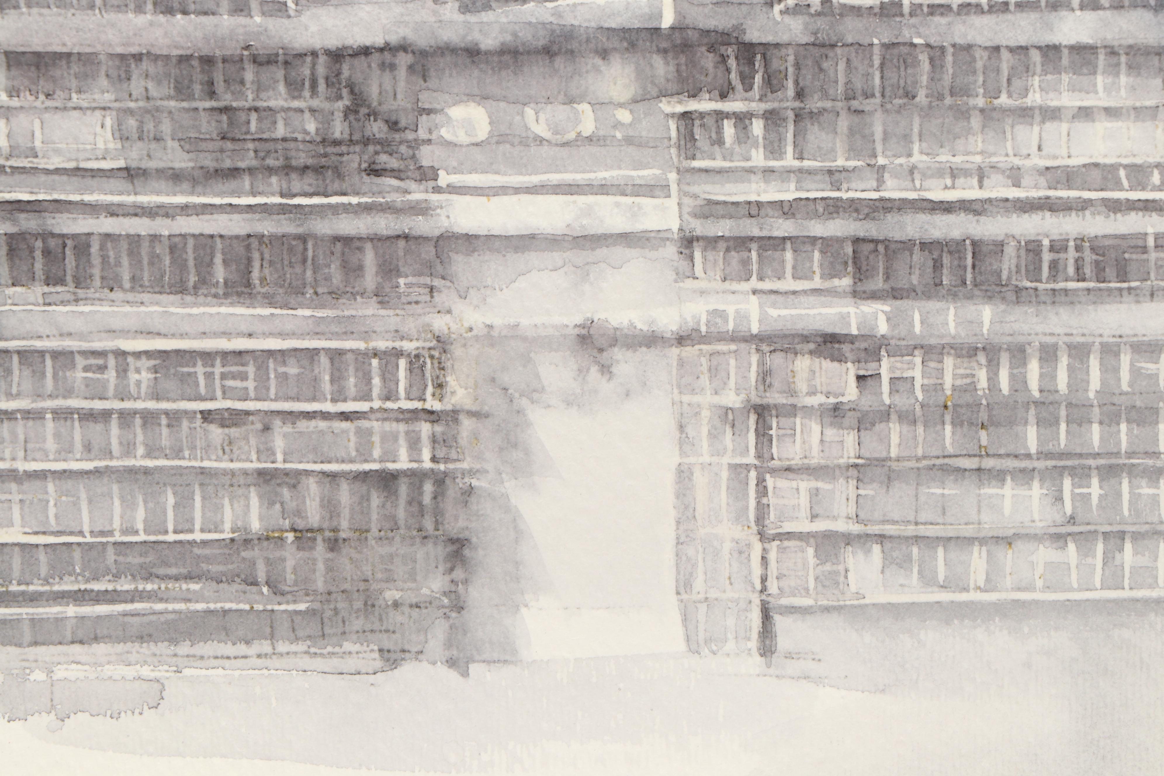 Ramón Serrano Watercolor Paintings #16 and #18, 2005