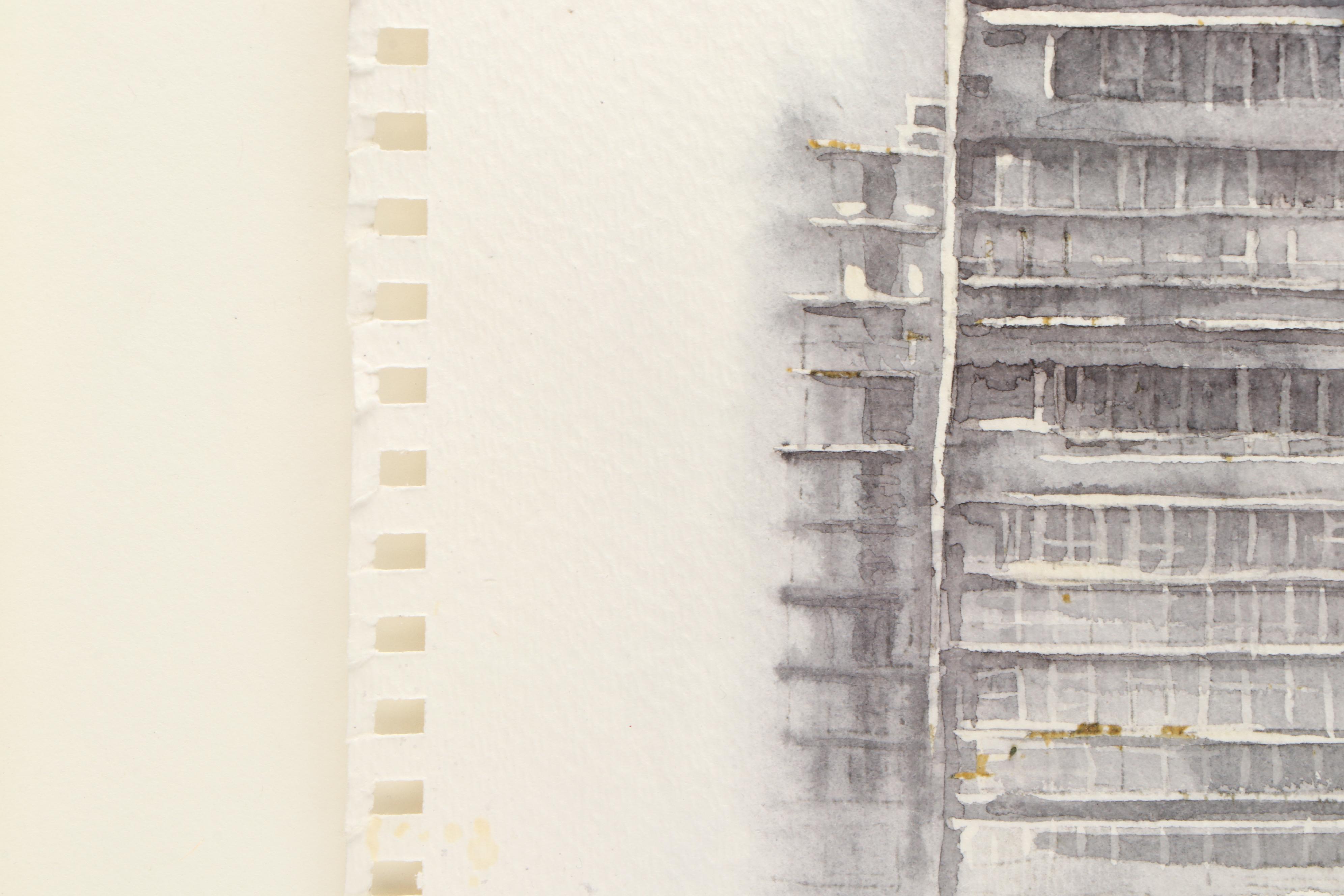 Ramón Serrano Watercolor Paintings #16 and #18, 2005