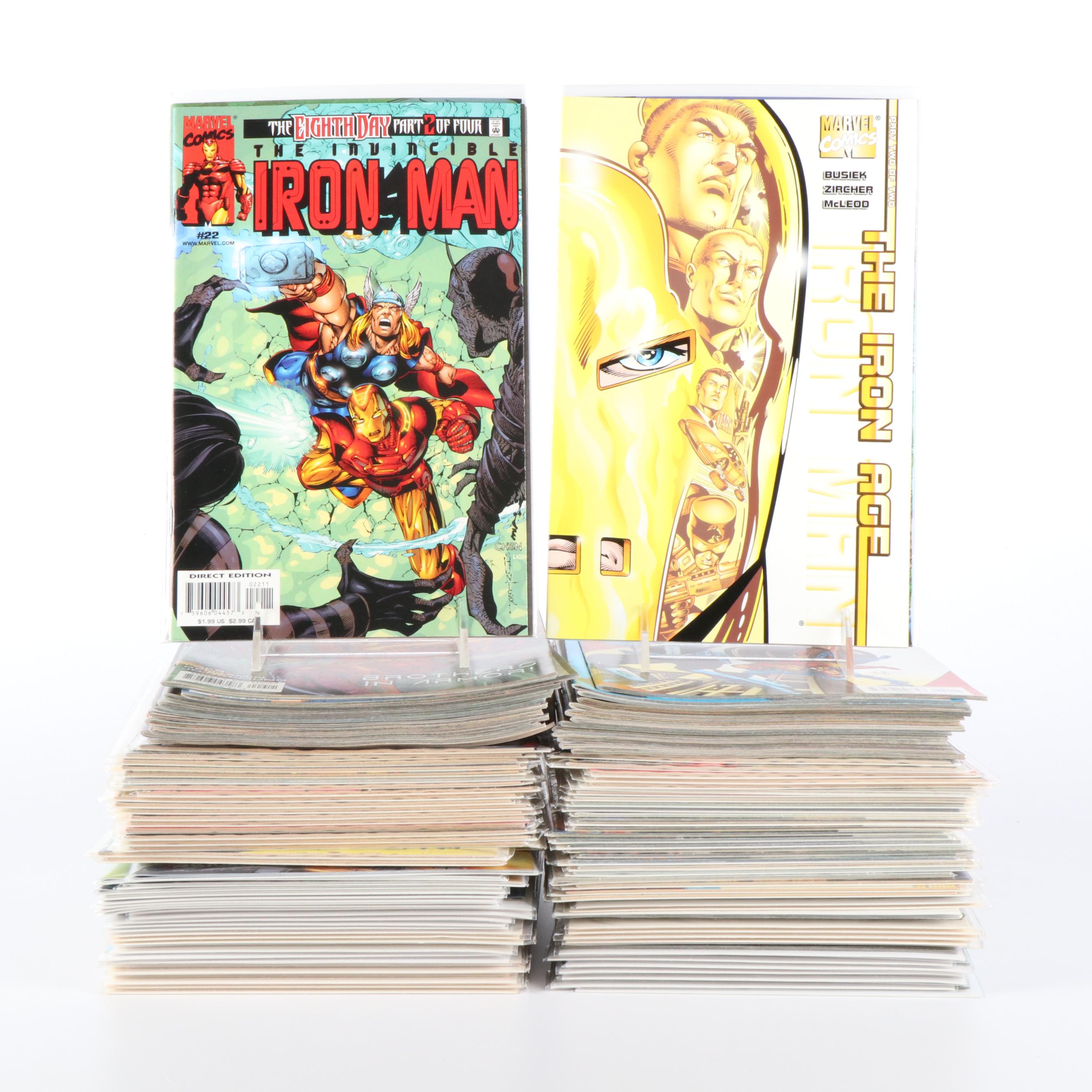 150+ Modern Age Comic Books Featuring "Ironman" and "The Night Man"