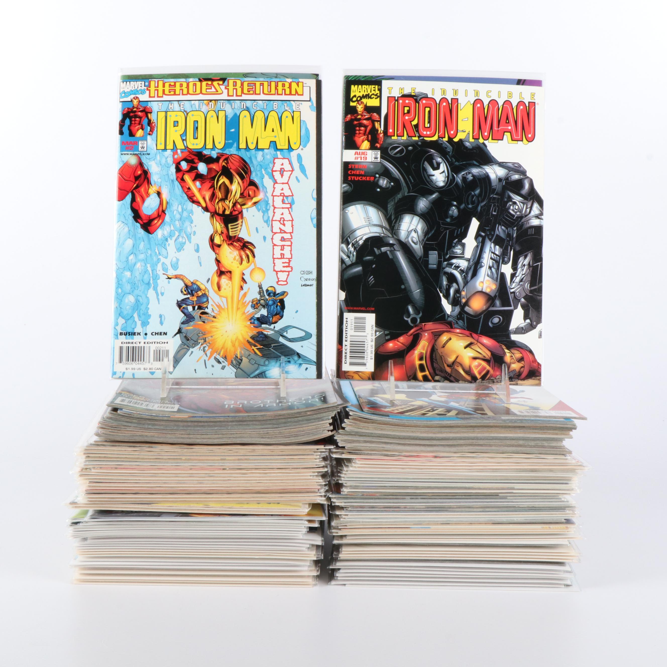 150+ Modern Age Comic Books Featuring "Ironman" and "The Night Man"
