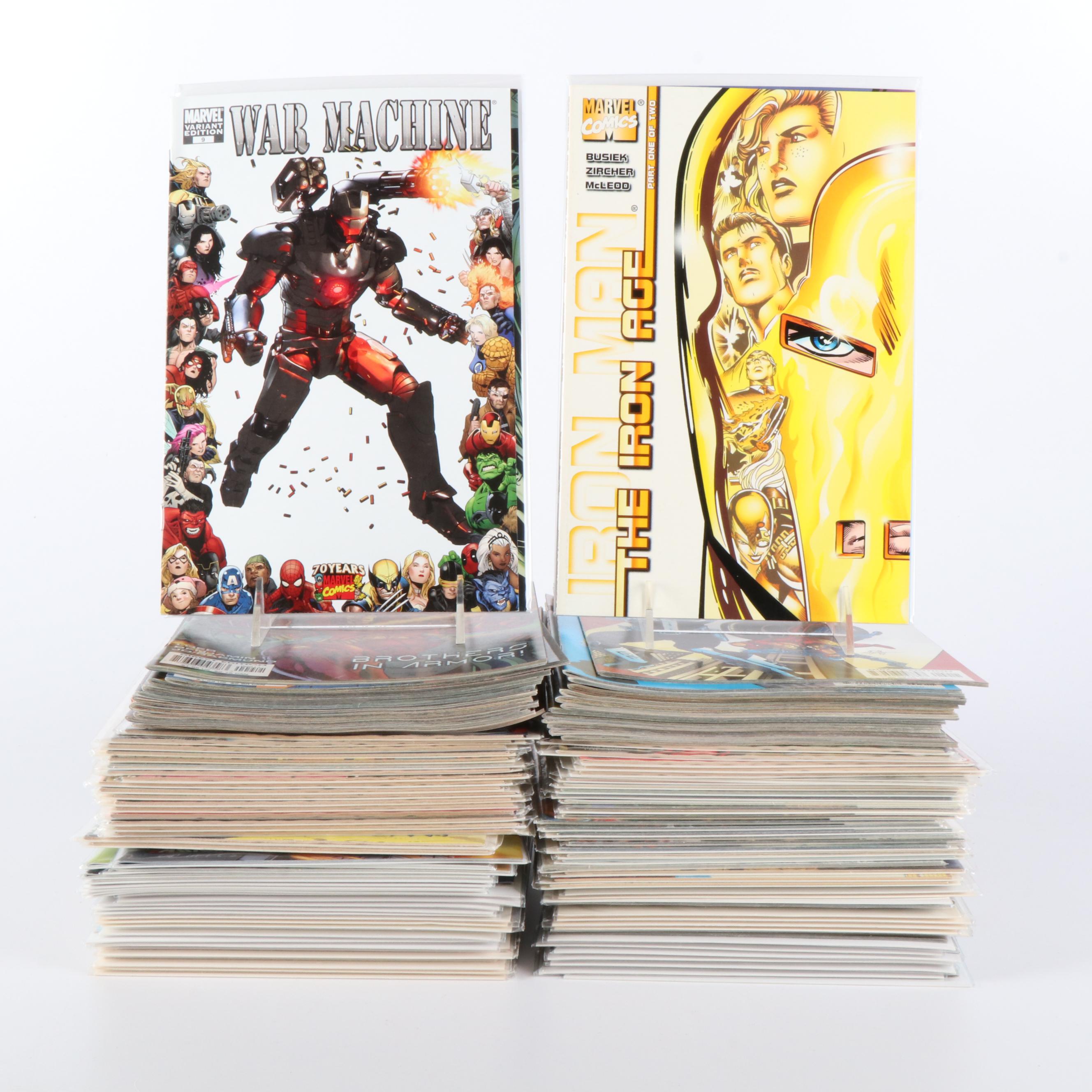 150+ Modern Age Comic Books Featuring "Ironman" and "The Night Man"