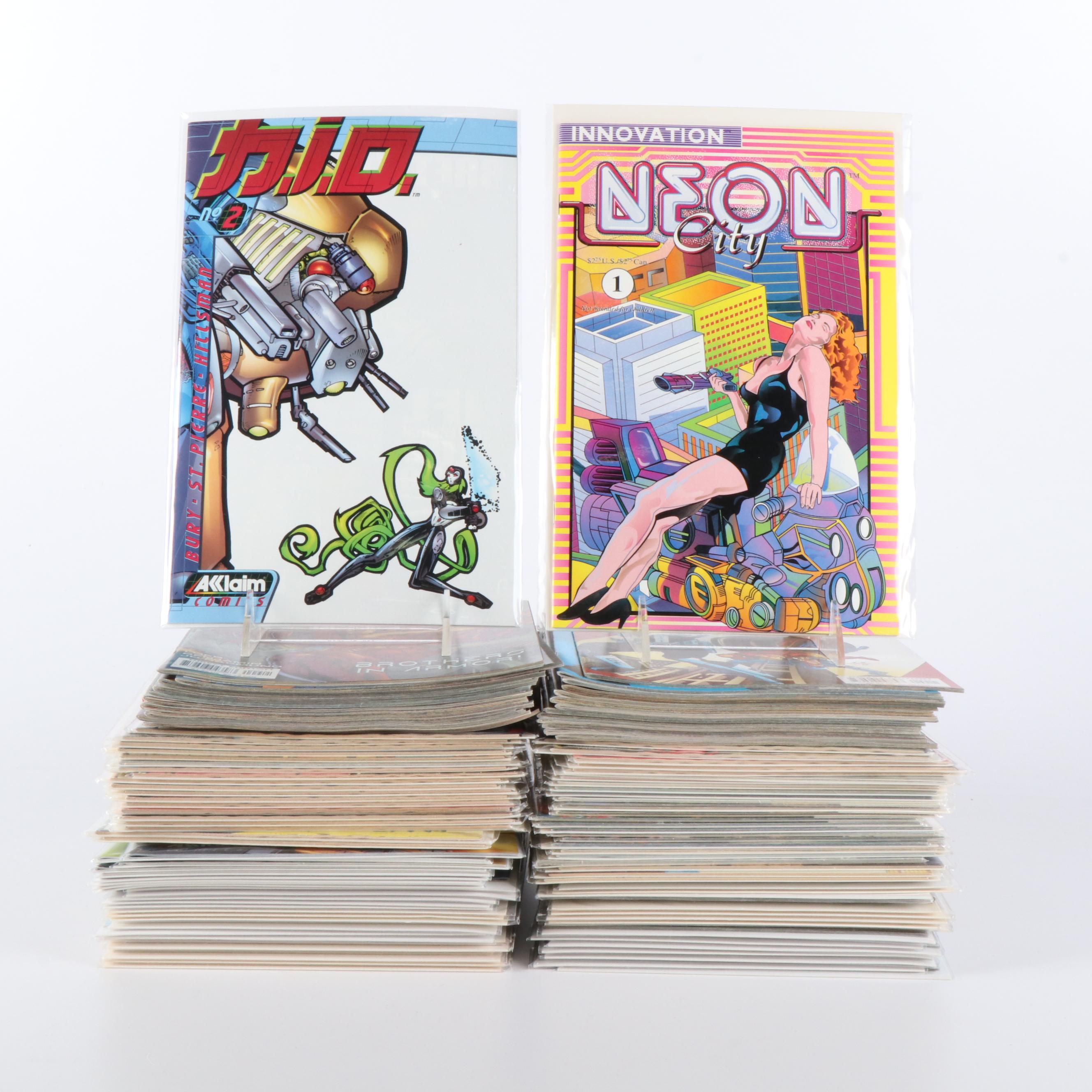 150+ Modern Age Comic Books Featuring "Ironman" and "The Night Man"