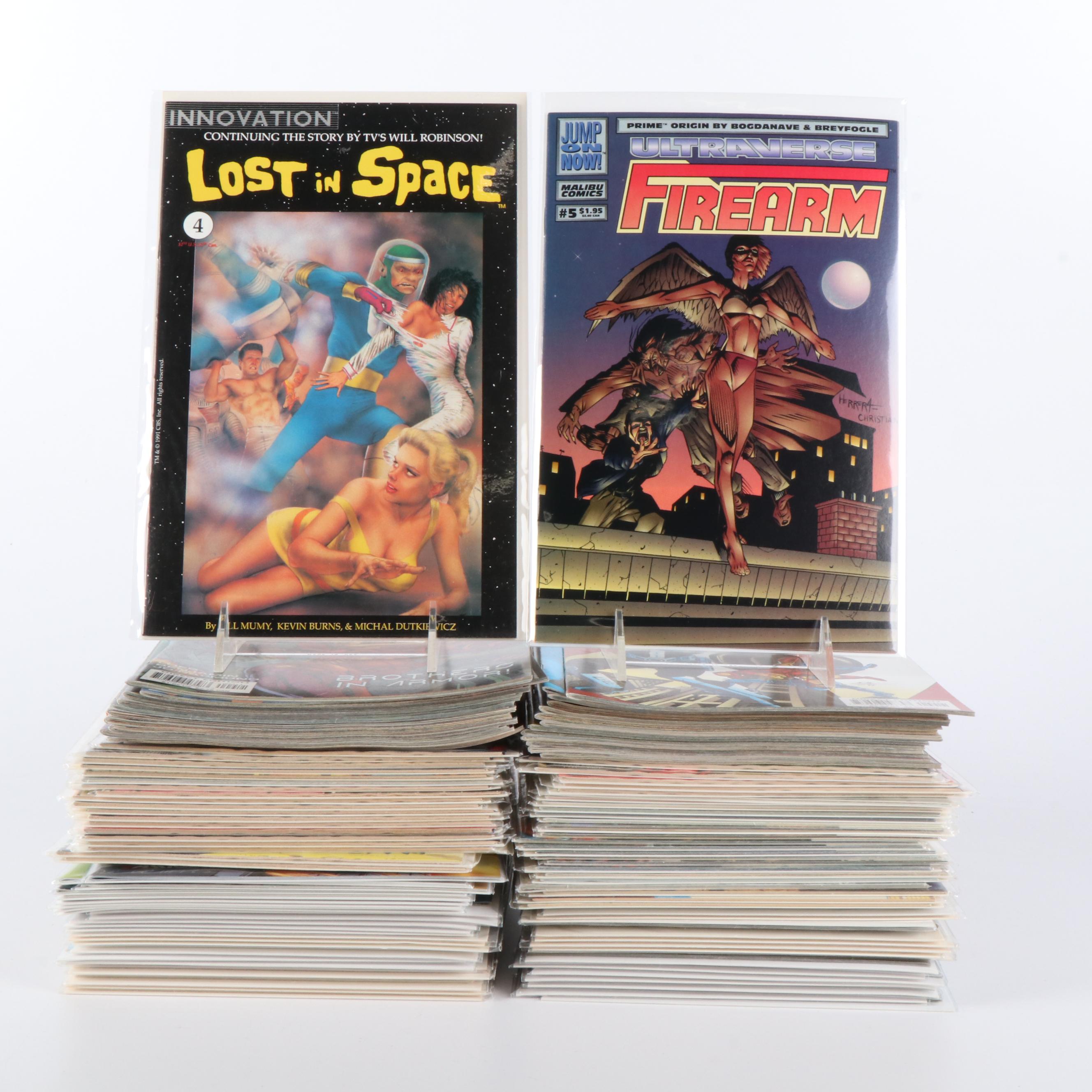 150+ Modern Age Comic Books Featuring "Ironman" and "The Night Man"