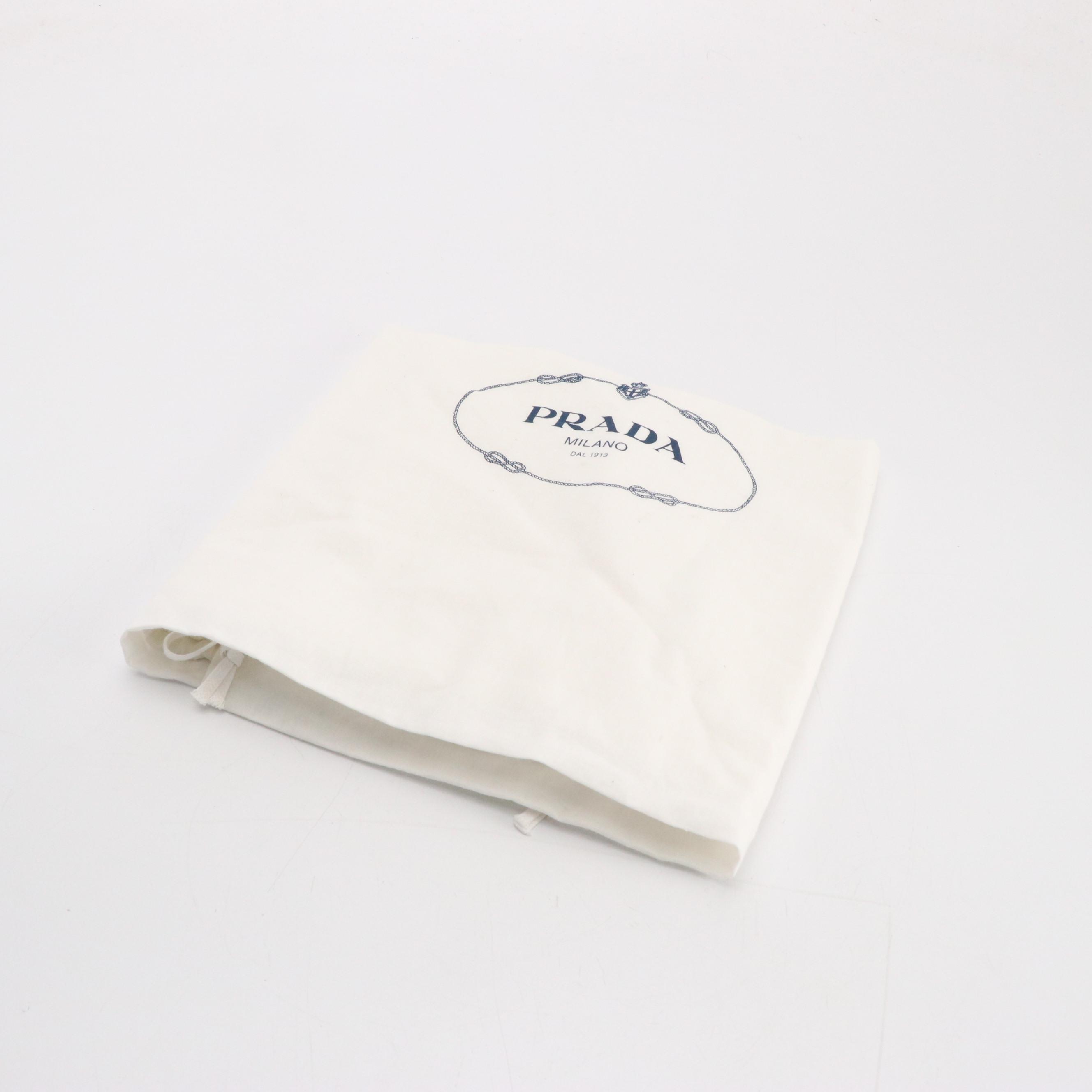 Prada Large Canapa Two-Way Tote in Navy Blue Canvas