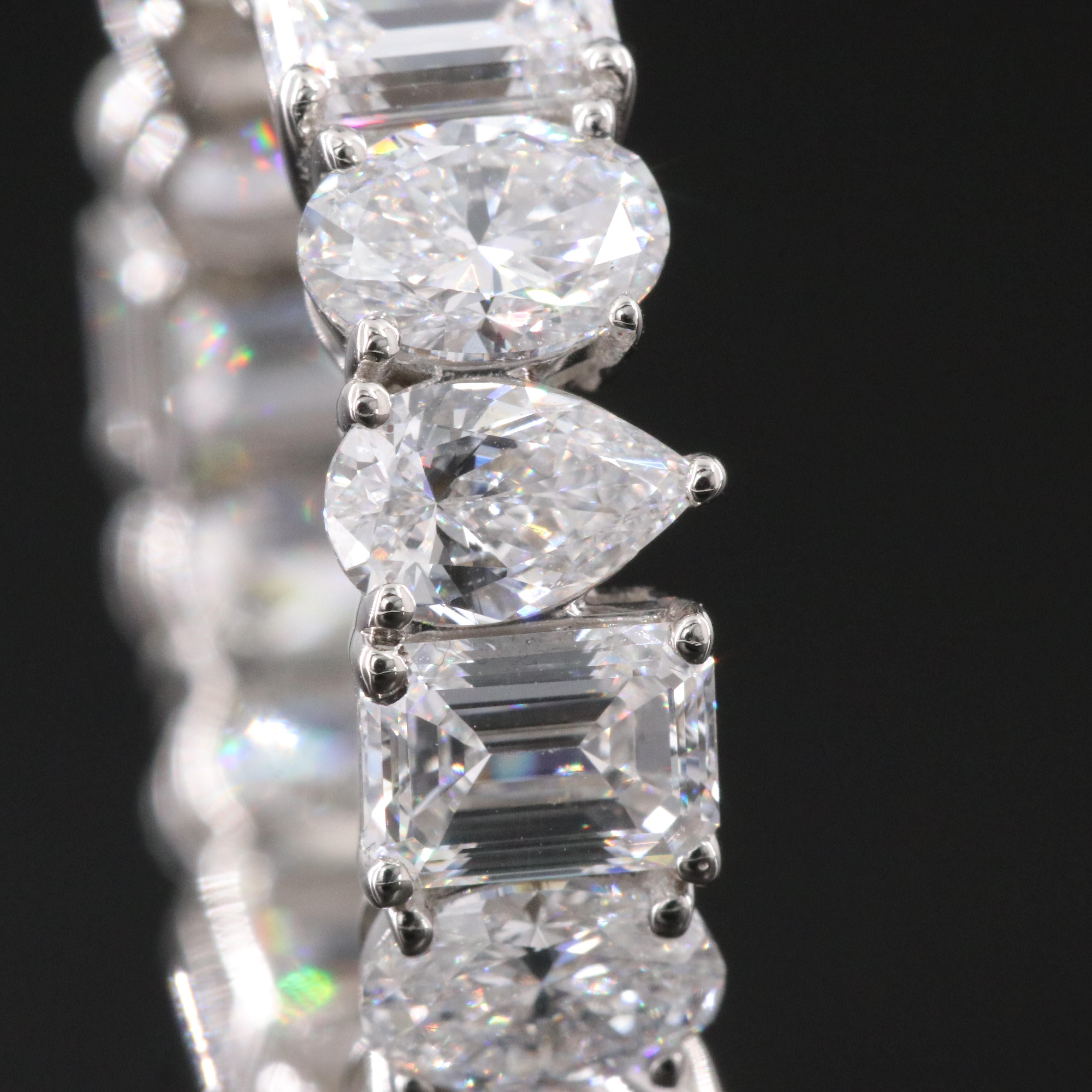 Platinum 6.21 CTW Lab Grown Diamond Eternity Band