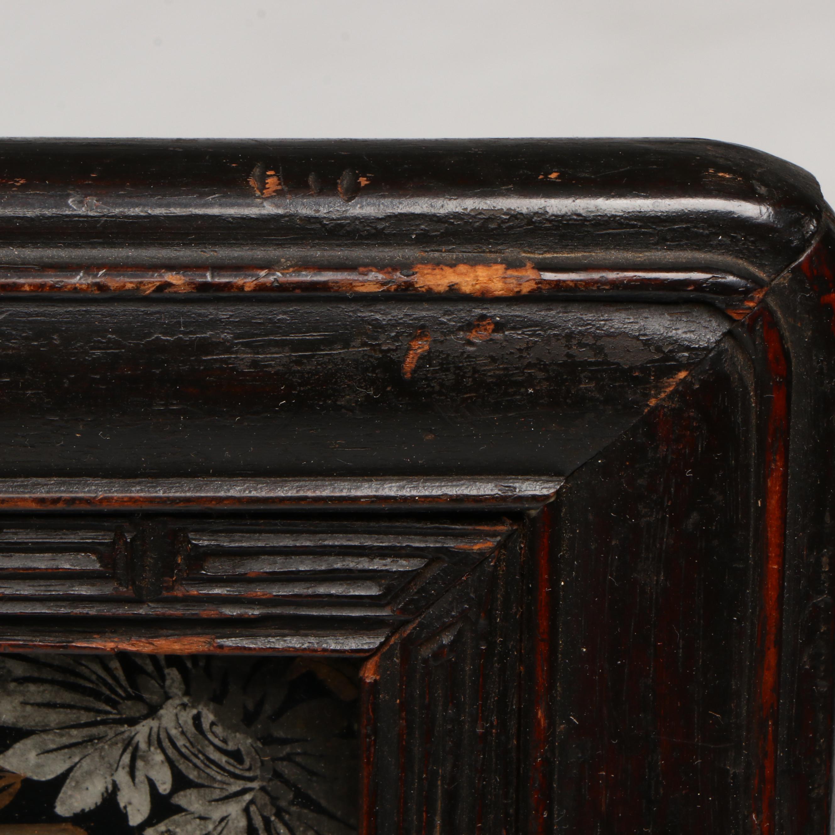 Antique Chinese Reverse Painting on Glass