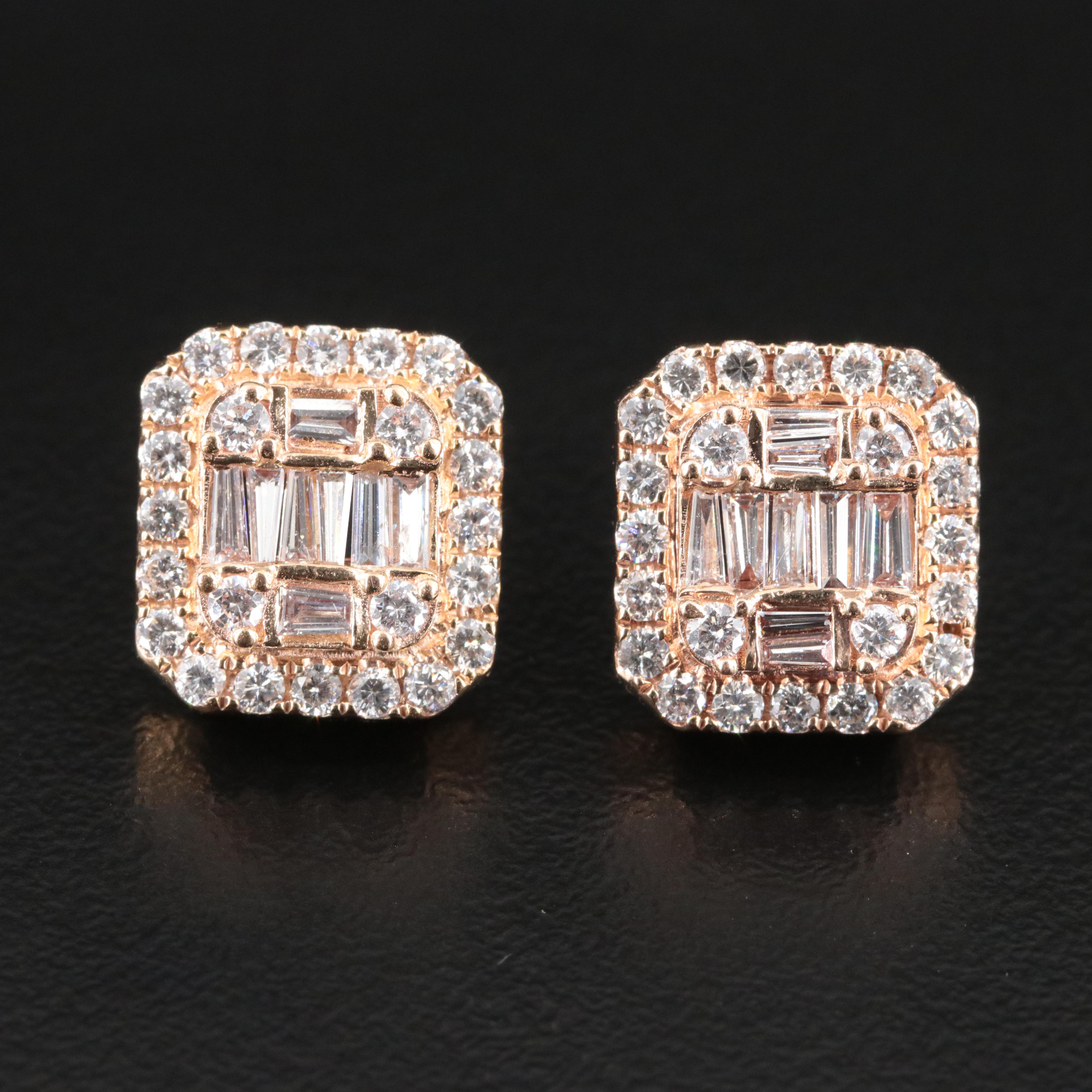 14K 1.52 CTW Diamond Earrings