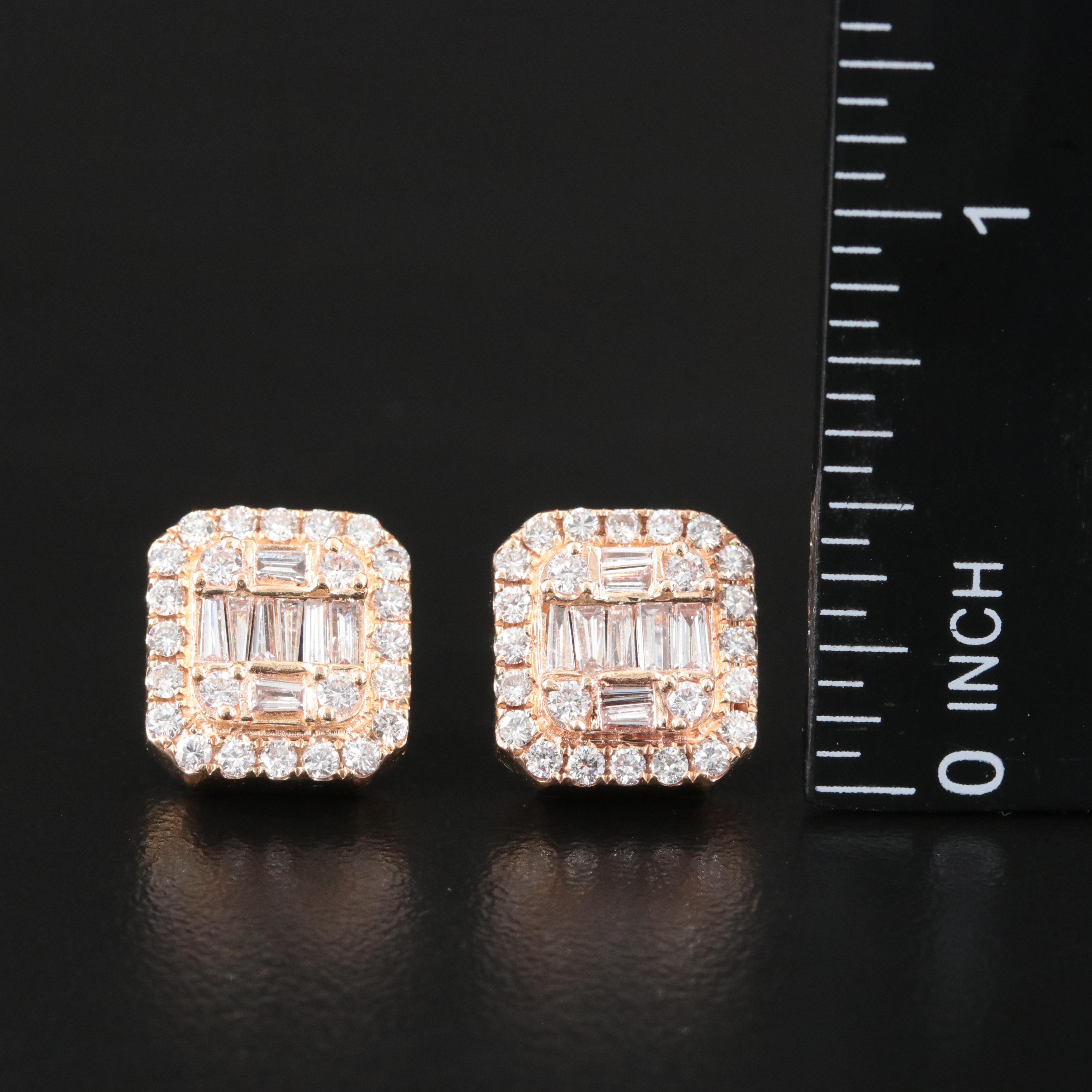 14K 1.52 CTW Diamond Earrings
