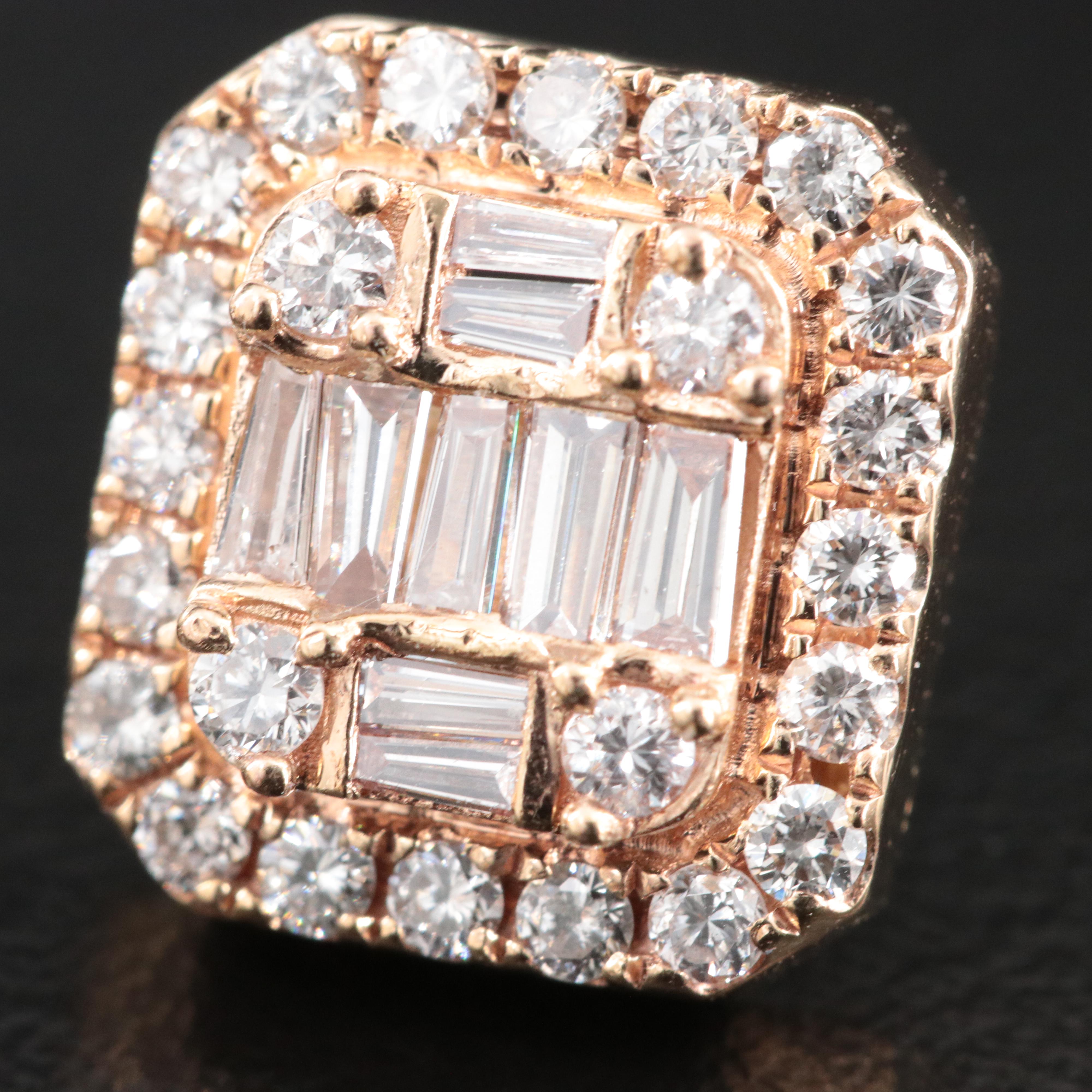 14K 1.52 CTW Diamond Earrings