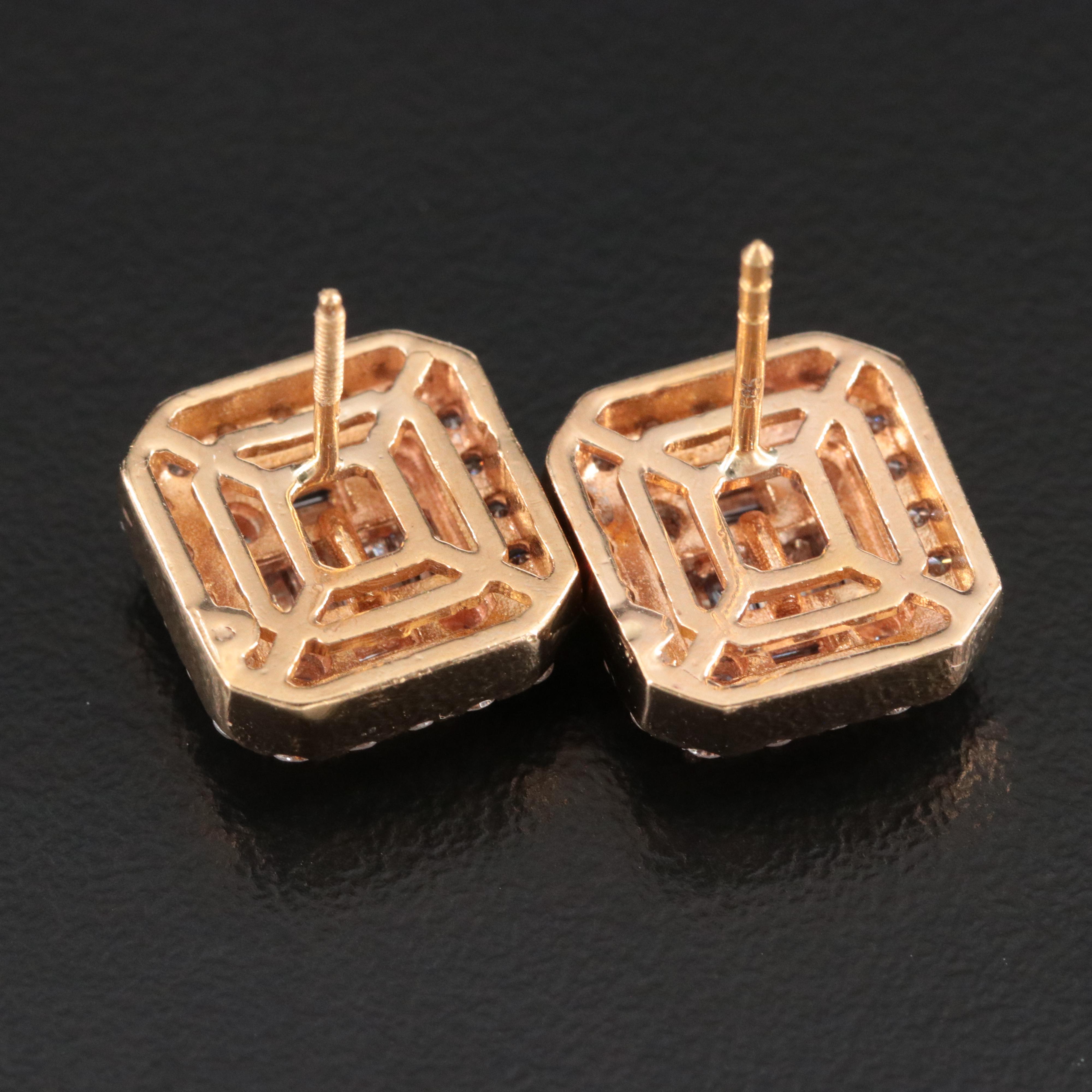 14K 1.52 CTW Diamond Earrings