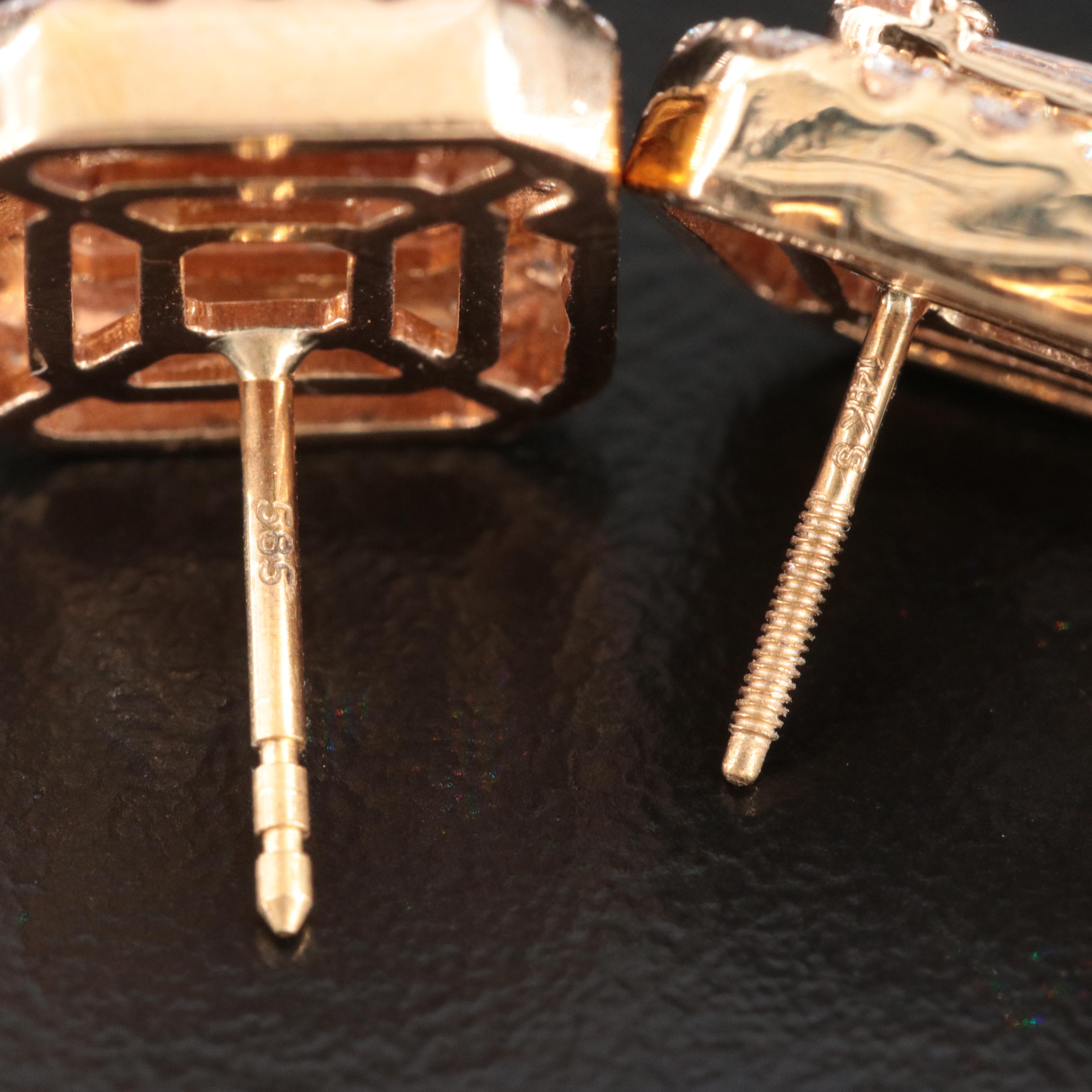 14K 1.52 CTW Diamond Earrings