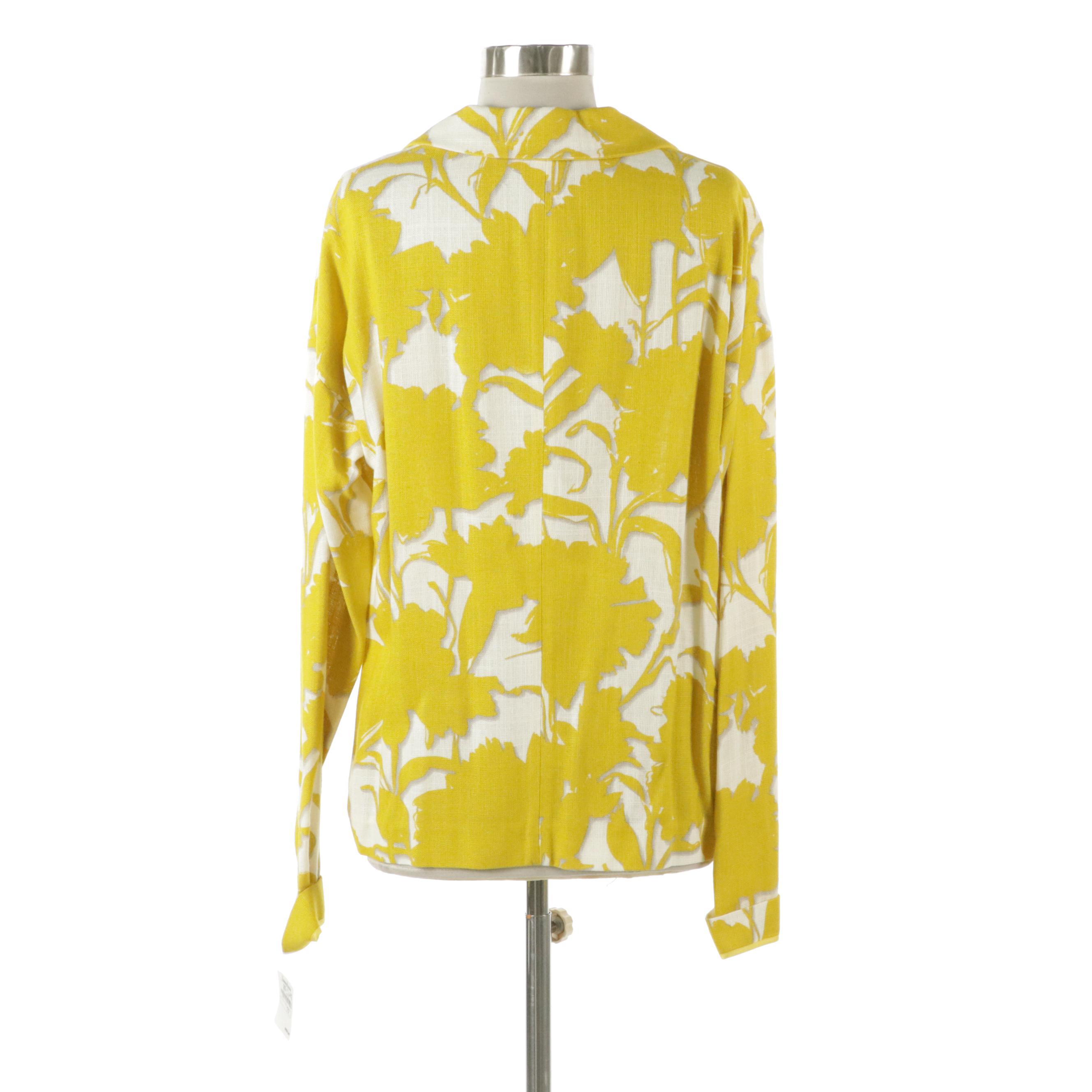 Prada Long Sleeve Snap-Front Shirt with Tag
