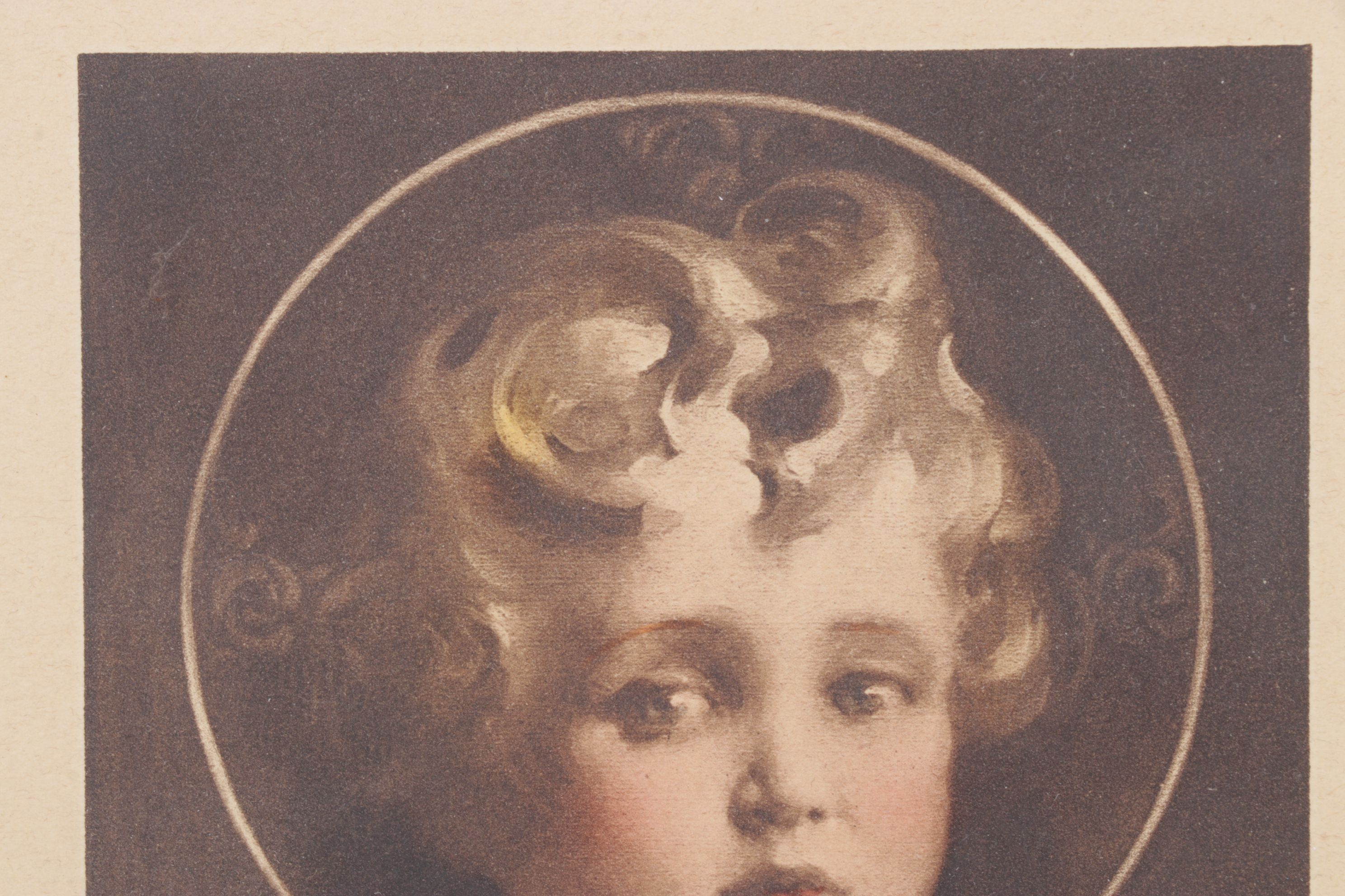 Color Photogravure After C. Bosseron Chambers "The Light of the World"