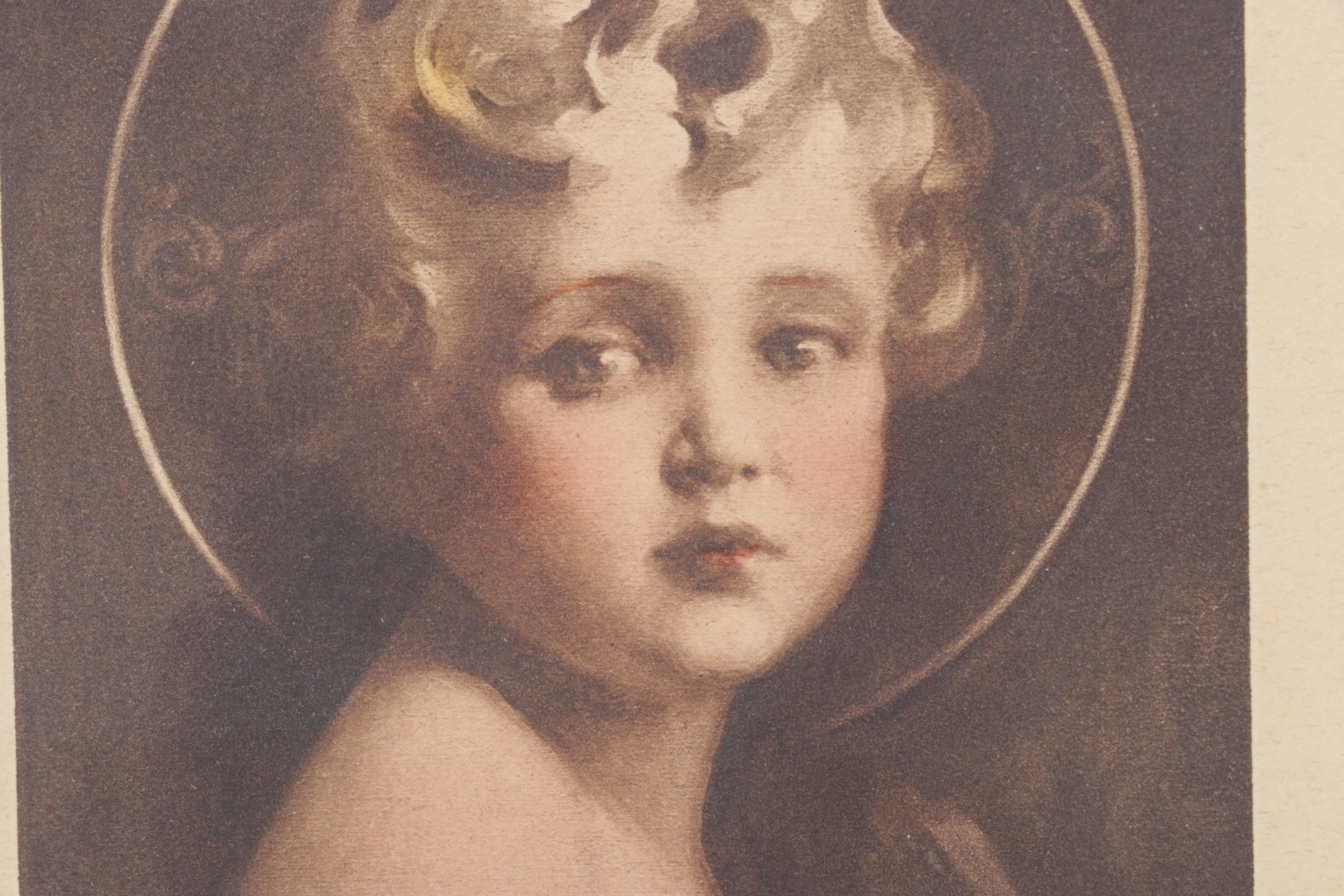 Color Photogravure After C. Bosseron Chambers "The Light of the World"