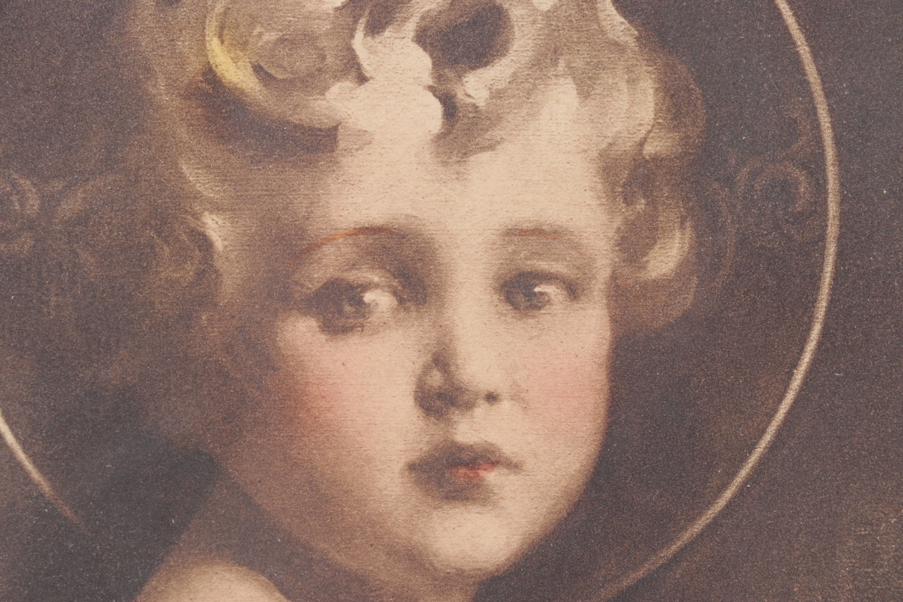 Color Photogravure After C. Bosseron Chambers "The Light of the World"