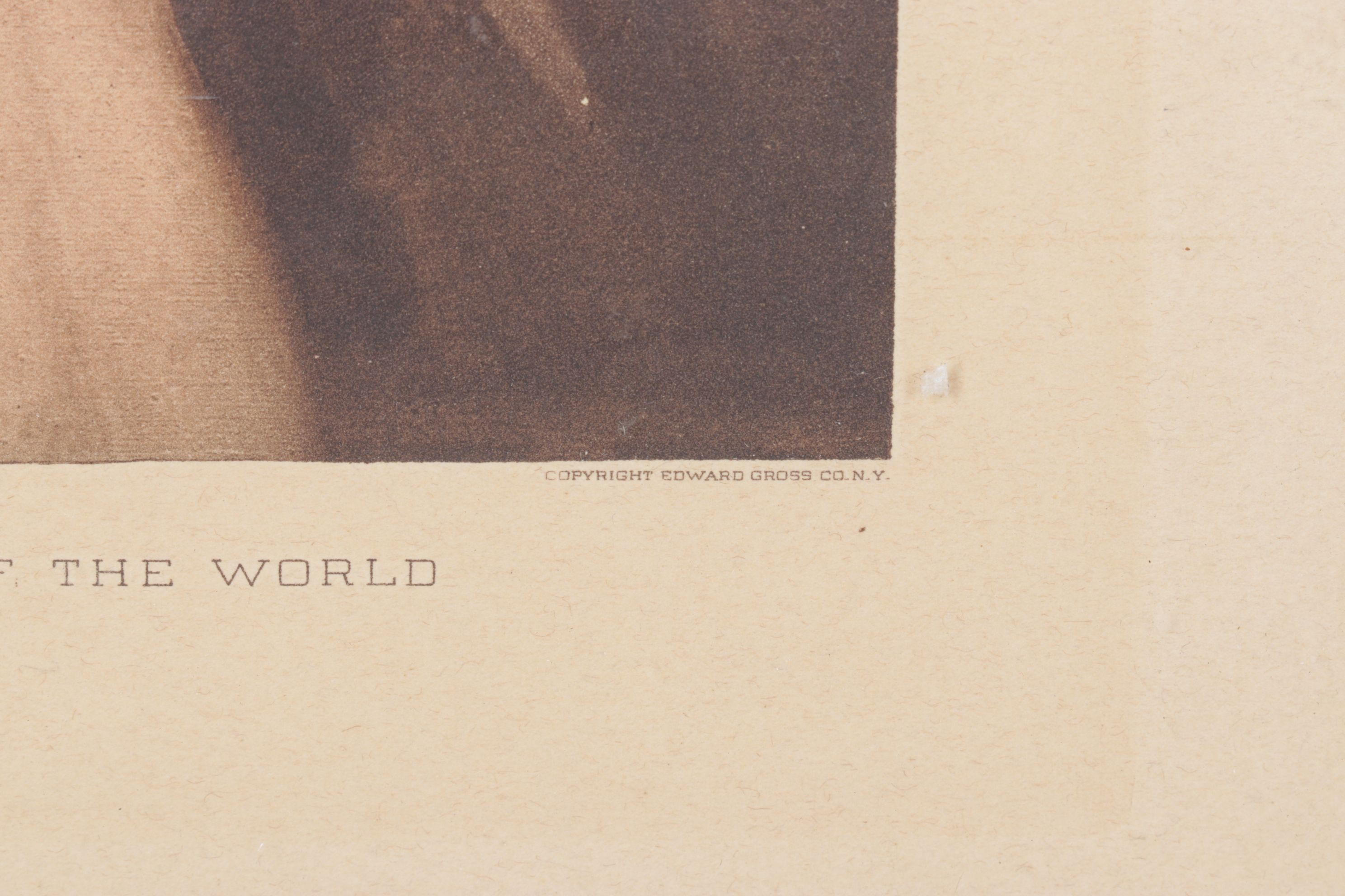 Color Photogravure After C. Bosseron Chambers "The Light of the World"