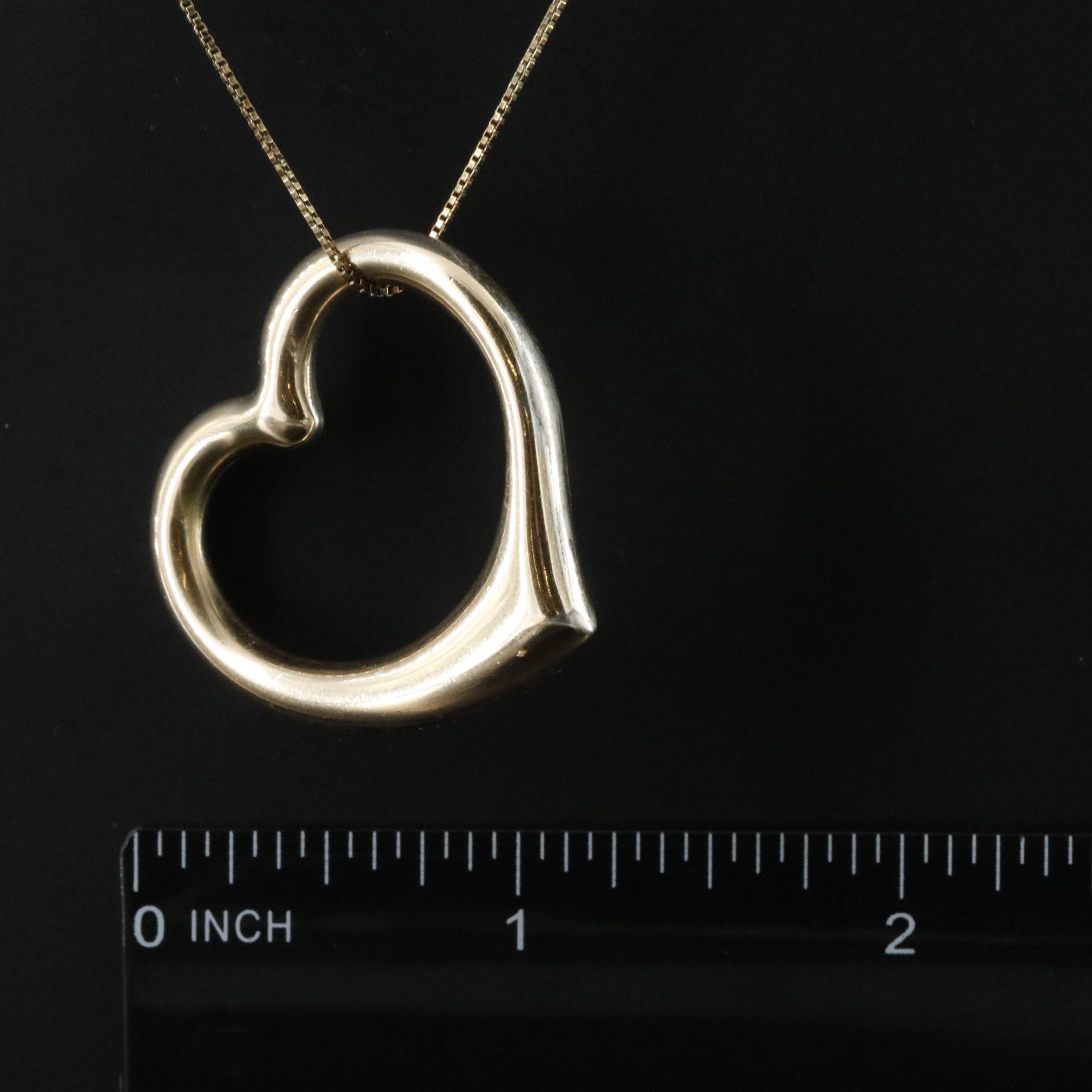 Sterling Heart Pendant Necklace