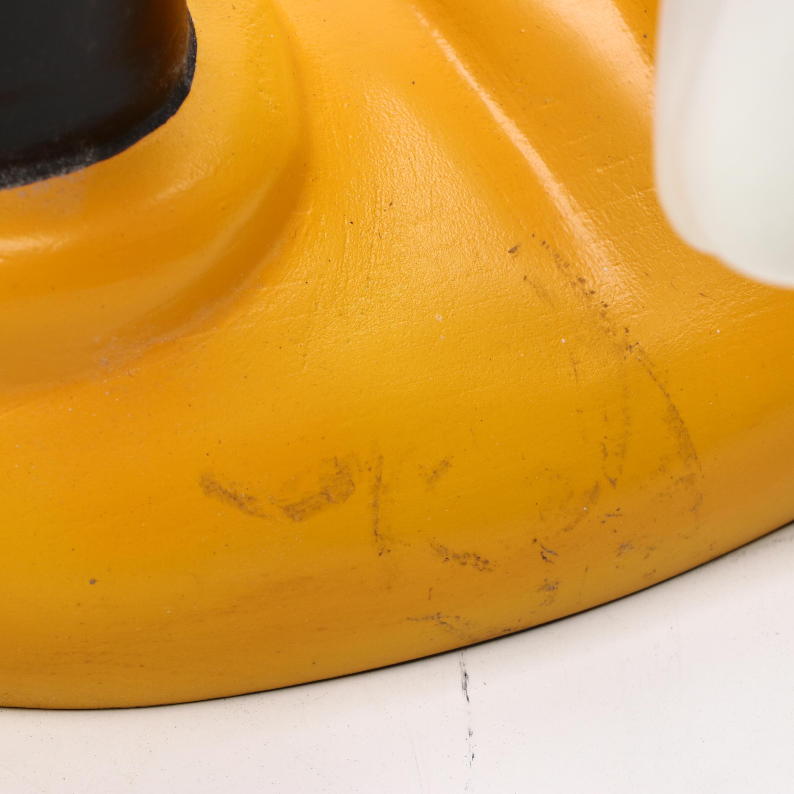 Folk Art Painted Carved Wood Mickey Mouse