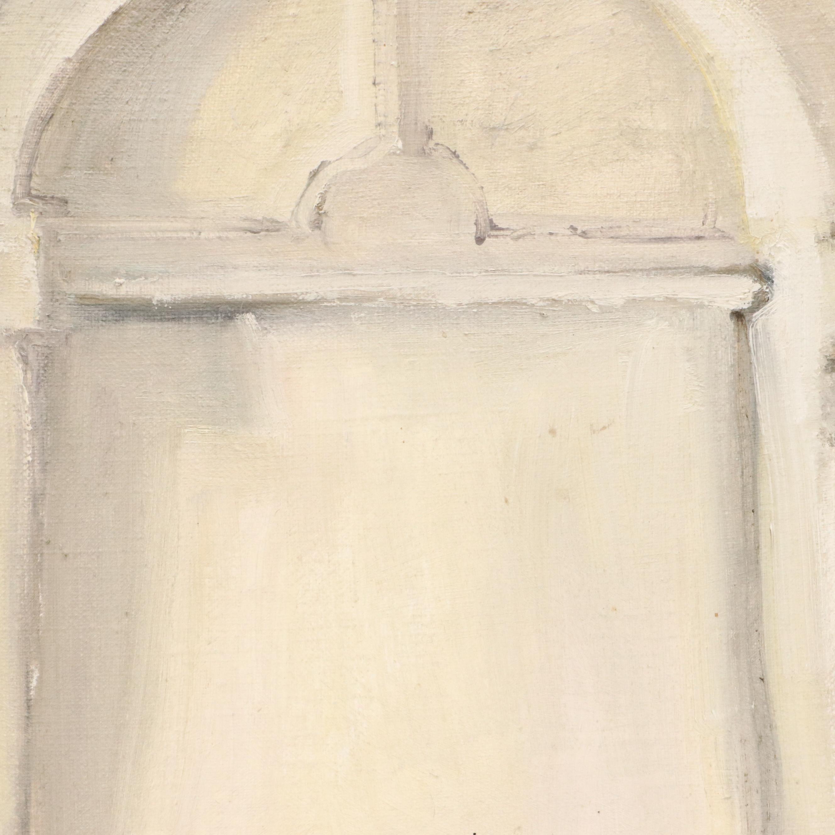 Figure Study Oil Painting "Nude & Window," 1995