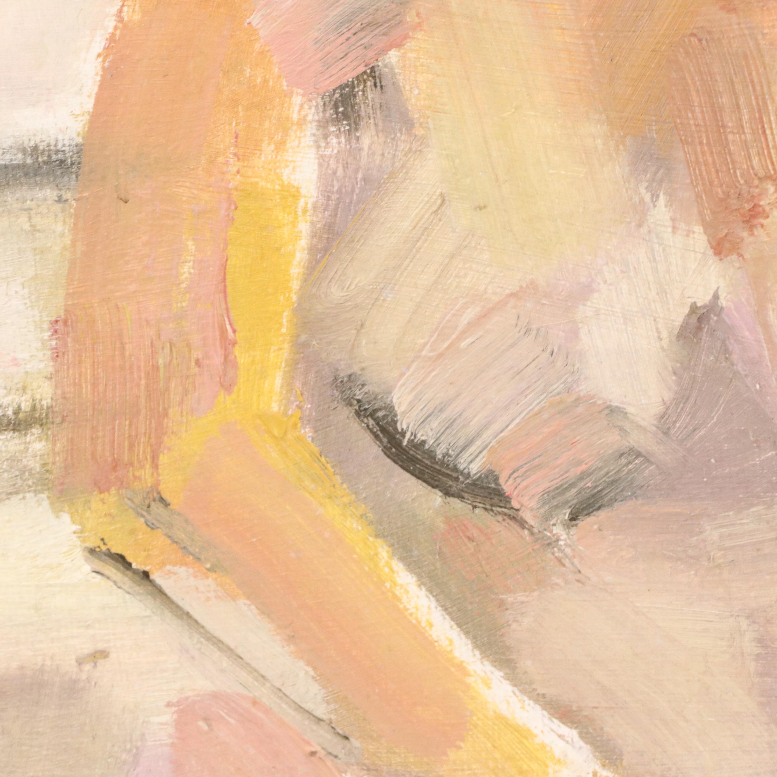 Figure Study Oil Painting "Nude & Window," 1995