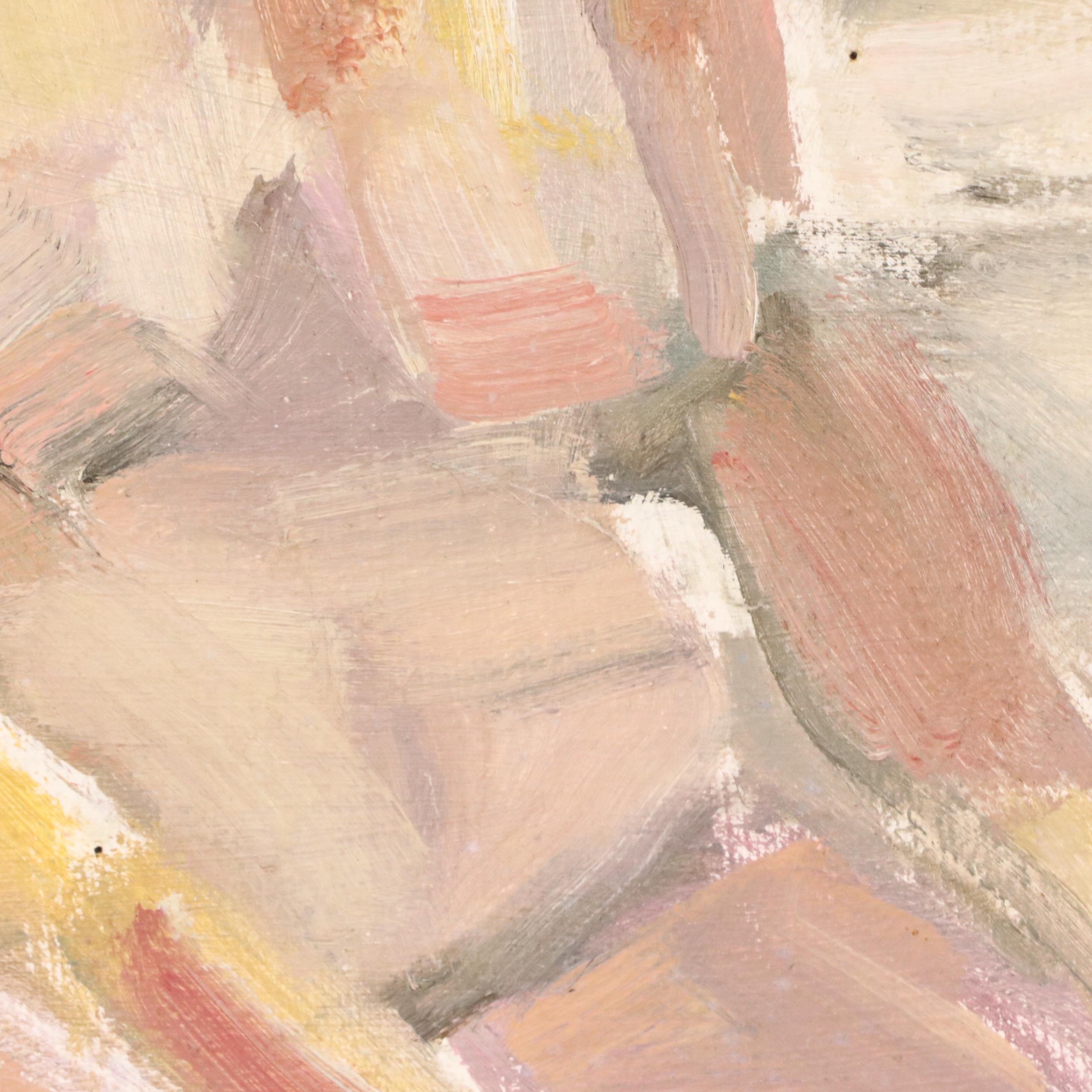 Figure Study Oil Painting "Nude & Window," 1995