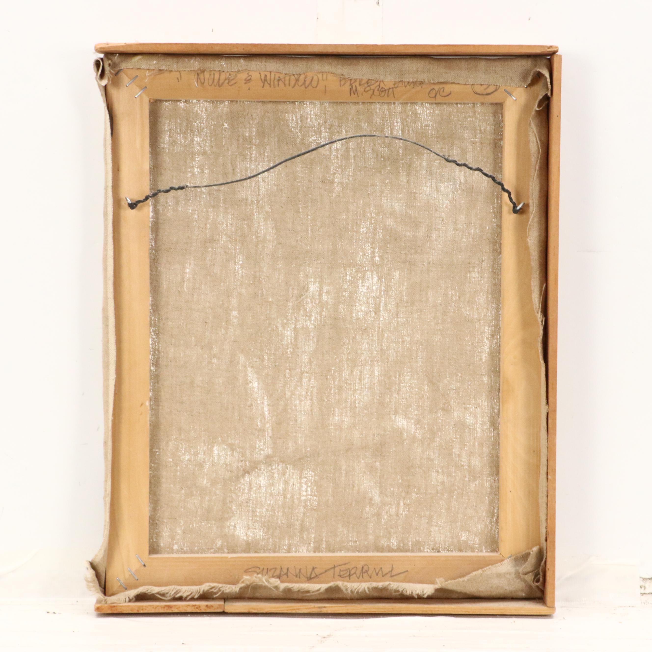 Figure Study Oil Painting "Nude & Window," 1995